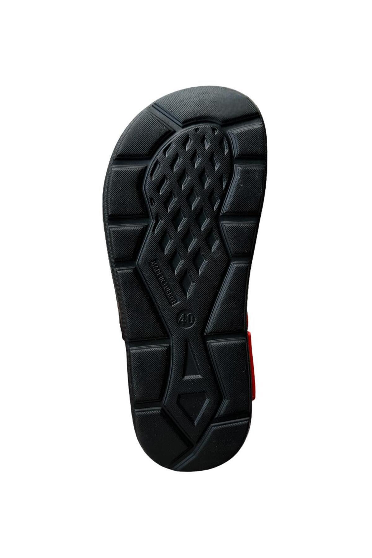 Liger-Unisex Black-Red Eva Sole Slippers 8