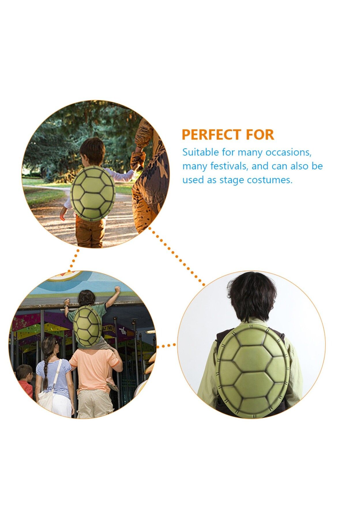Choice-1pc Halloween Costume Turtle Shell Kids Turtle Shell Toy Ninja Turtle Shell Backpack Mutant Ninja... 4