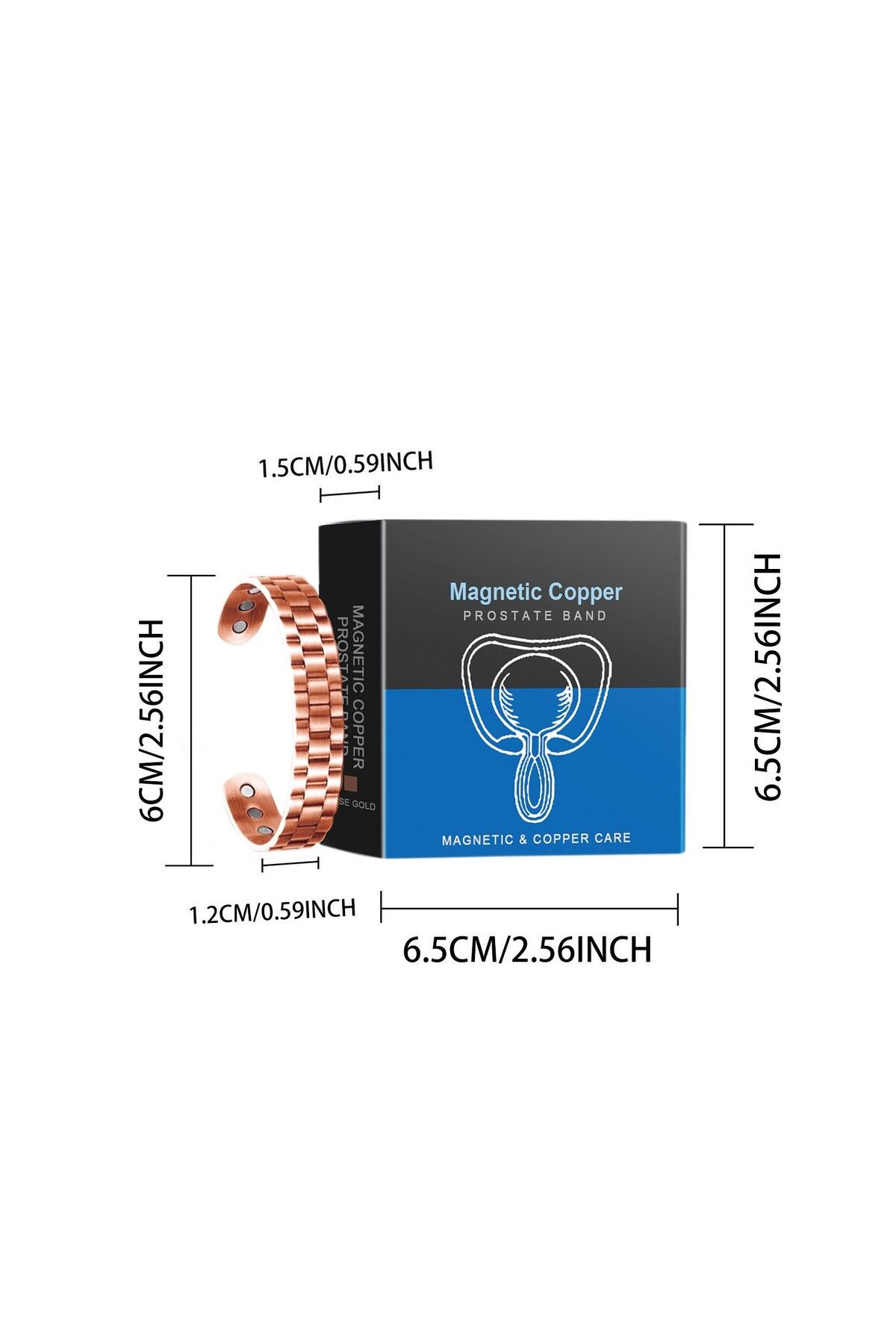 Choice-Magnetic Copper Prostate Strap, Magnetic Prostate Band Improves Blood Circulation, Men's Fashion ... 7