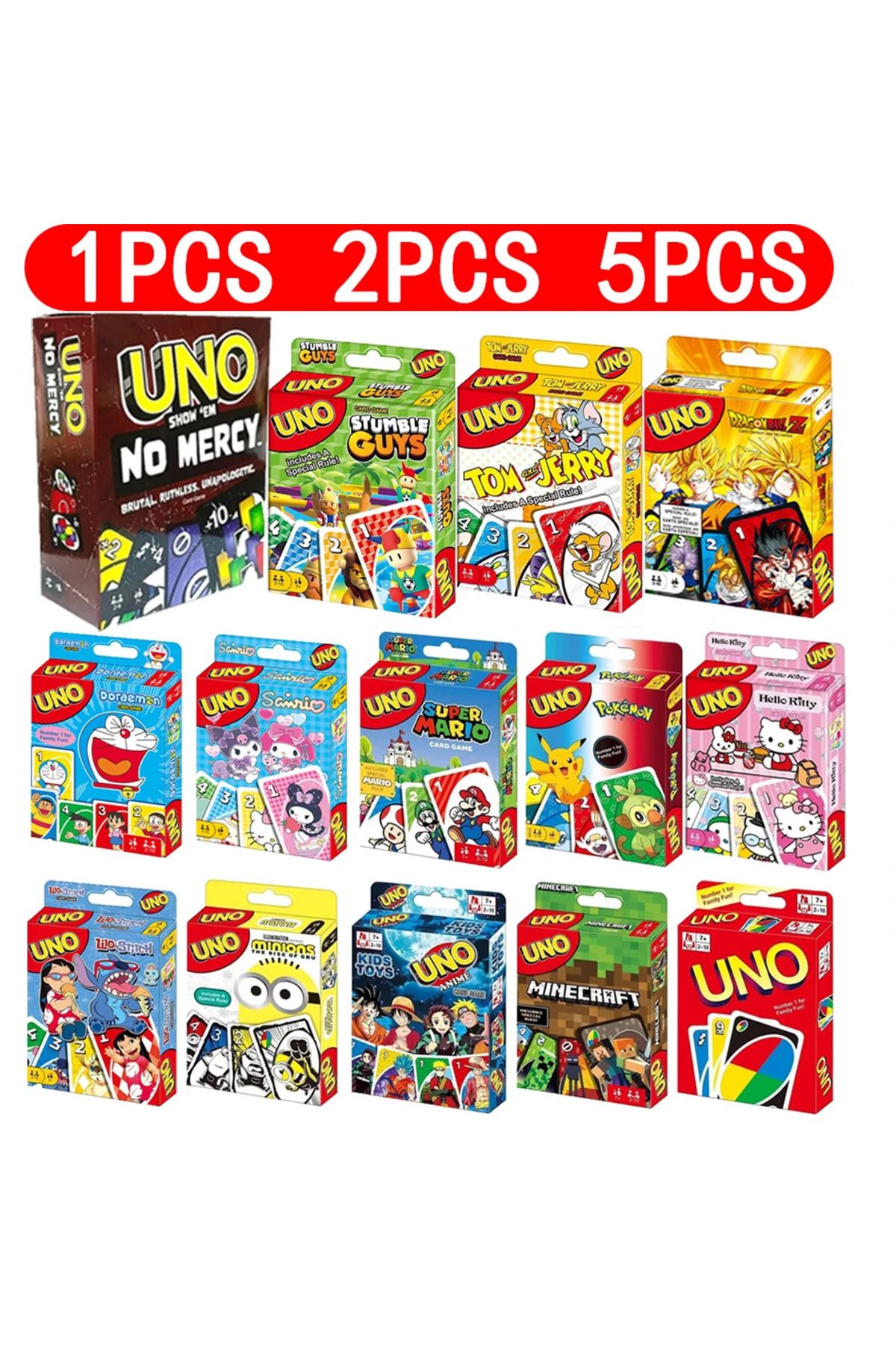 Choice-22 Style UNO Card Game Game Board Games UNO Cards Table Family Party Entertainment UNO Games Card... 2