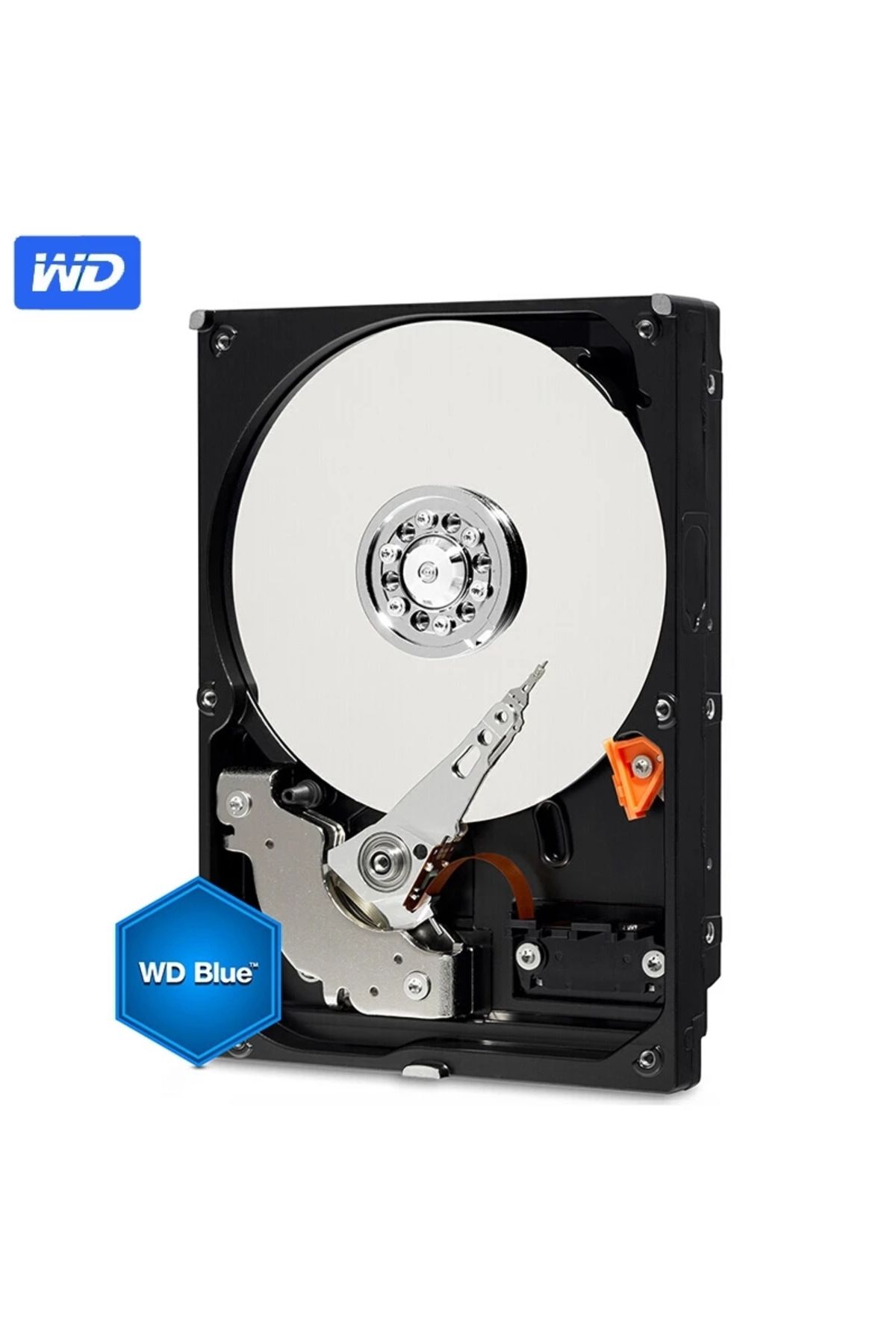 WD-قرص صلب WD Blue سعة 1 تيرابايت Sata Iii بسرعة 6 جيجابت/ثانية وقياس 3.5 بوصة للكمبيوتر المكتبي 3