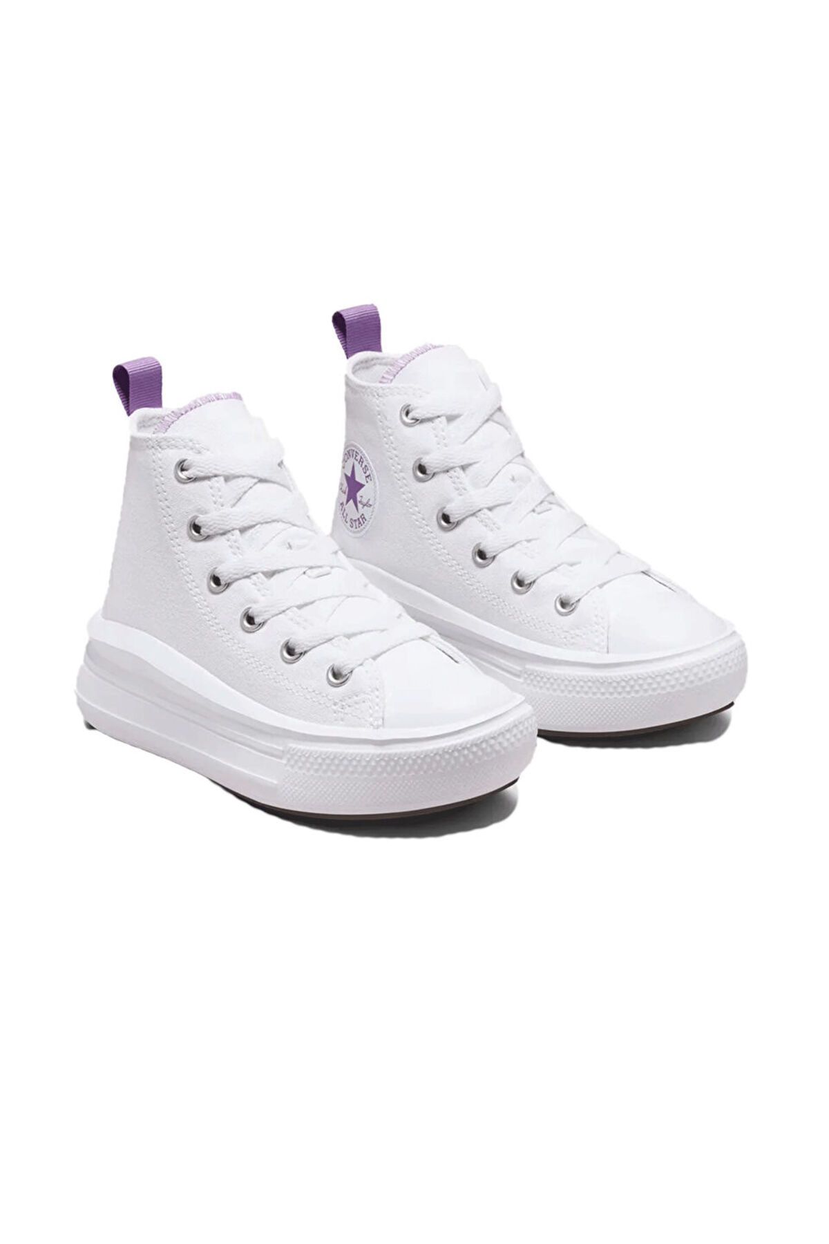 converse-Chuck Taylor All Star Kids Casual Shoes A03669C White 3