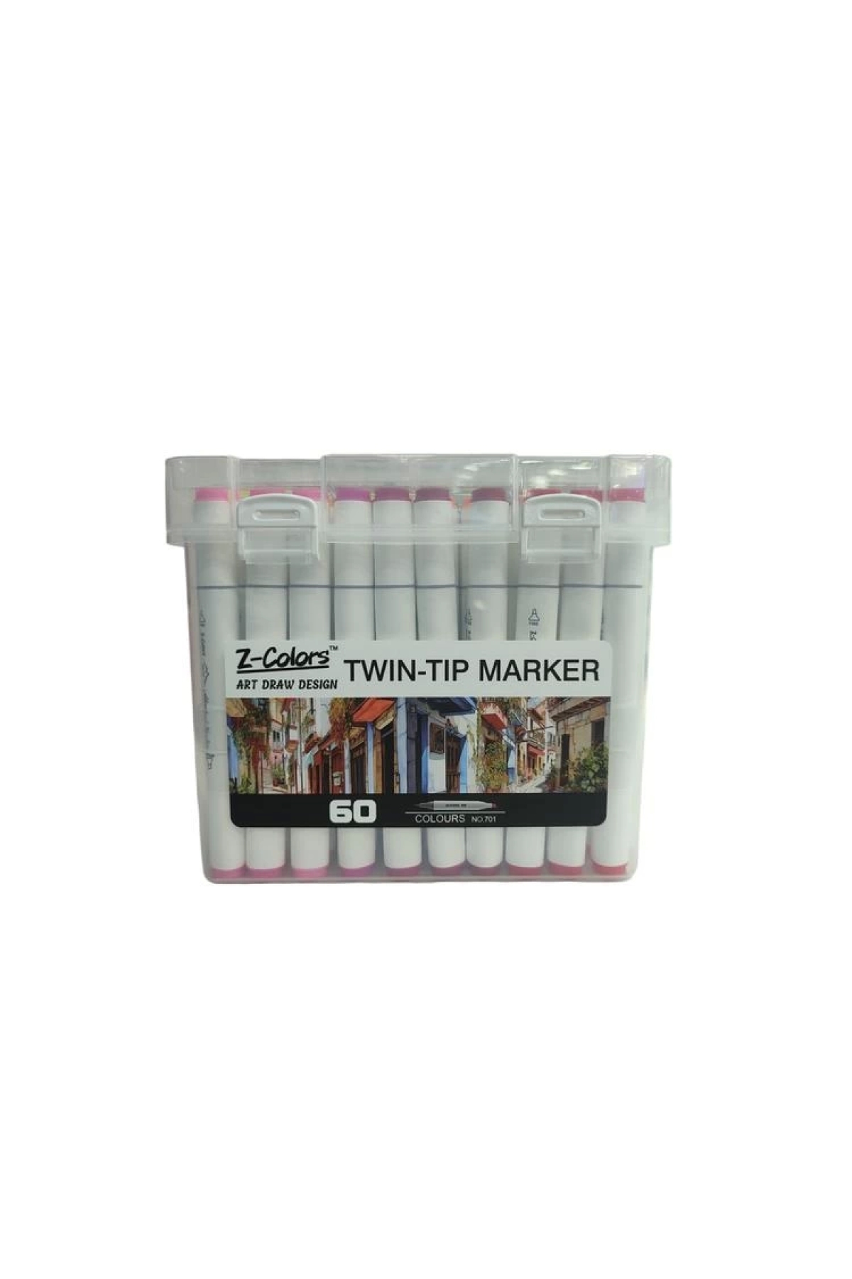 Timon TMN 593078 Z-COLORS ART DRAW DESING ÇİFT UÇLU MARKER SAPLI