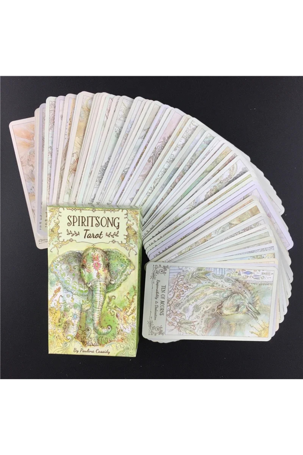 JIMITU-Spiritsong Tarot Cards Deck Games Oracle Party Playing Card English Tarot Table Board Game Divina... 7
