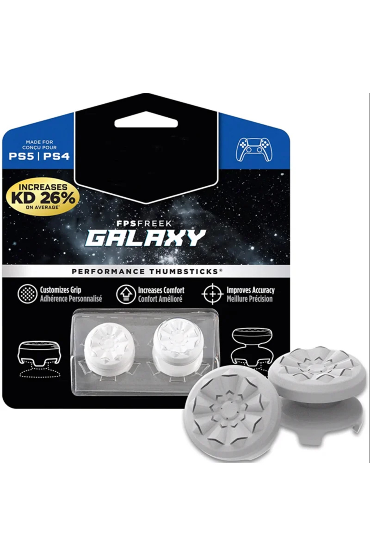 Choice-FPS Freek Galaxy for Playstation PS4 High-Rise Analog Stick PS5 Joystick Controller Performance C... 4