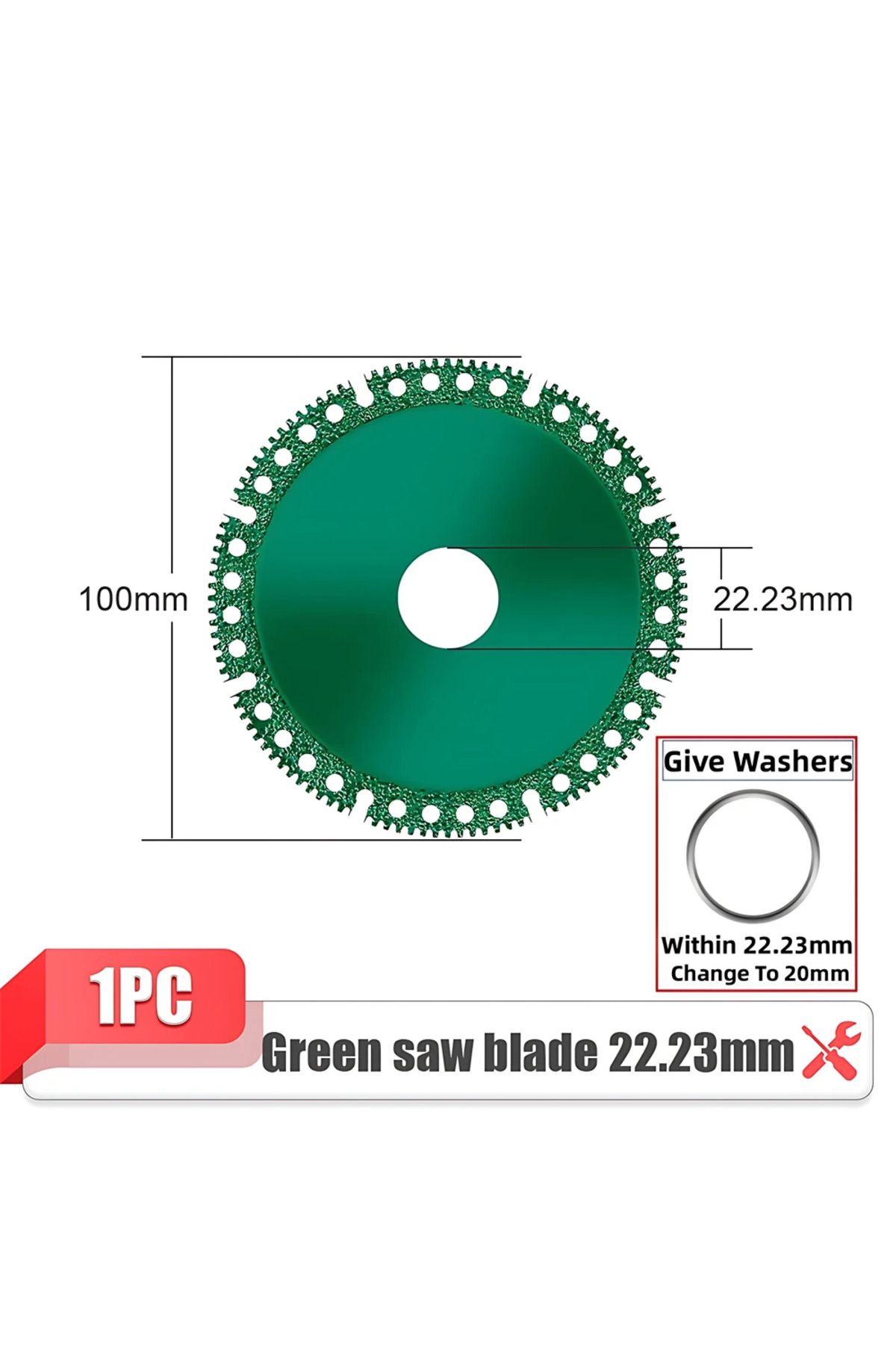 Choice-Indestructible Ultra-Thin Saw Blade Diamond 10cm Cutting Disc Composite Multifunctional Marble Ti... 1