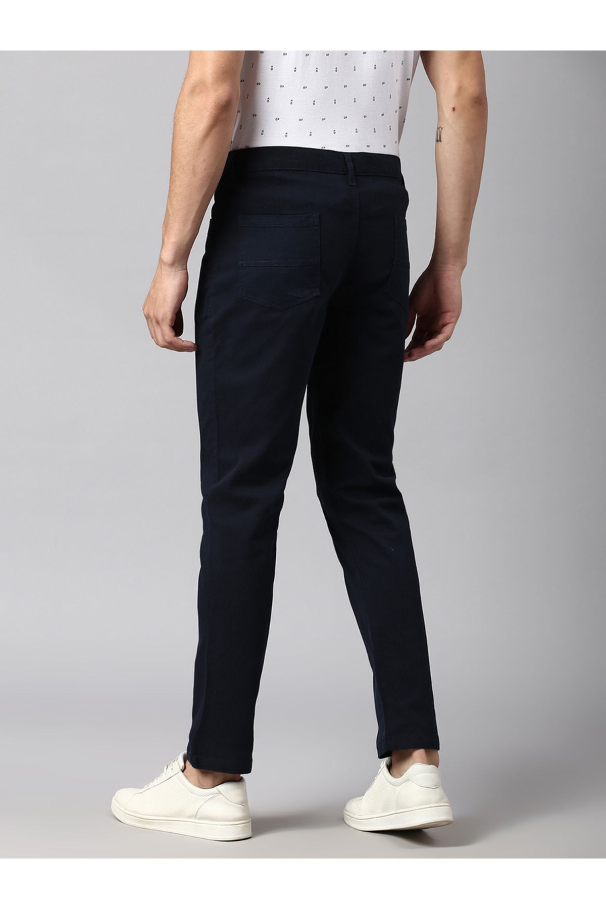 Dennis Lingo By Styli-Slim Fit Casual Trouser with Pockets 2