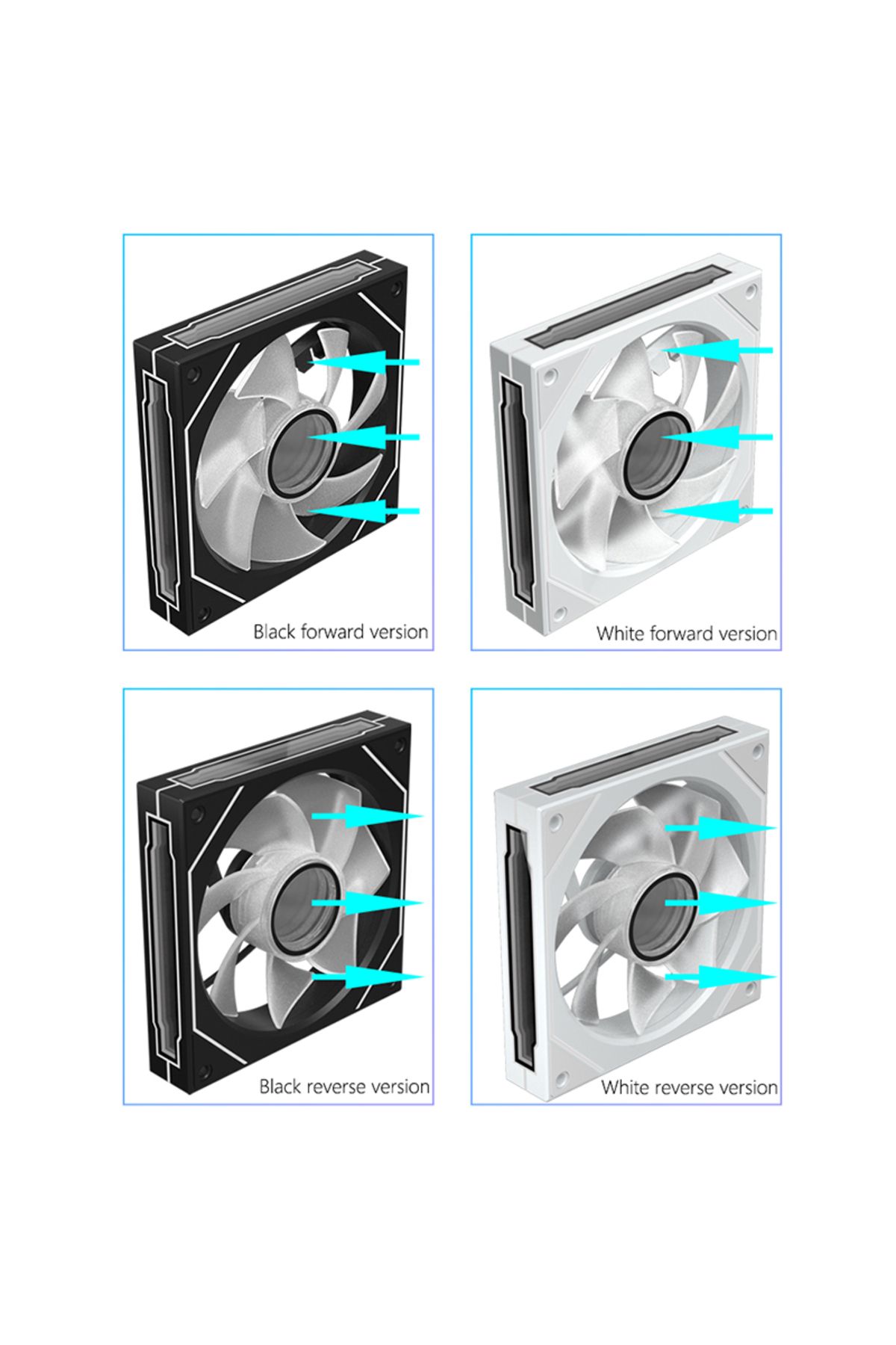 Choice-JUMPEAK FX120 ARGB Sync Infinite Mirror Effect 120mm Cooling Fan PWM Quiet 12cm RGB Fans For PC C... 3
