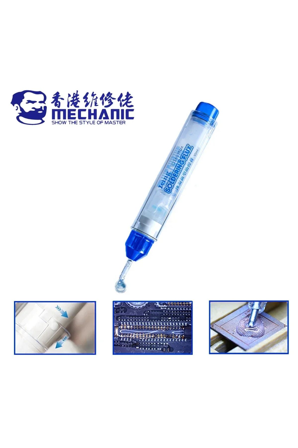 SUNSHINE-MECHANIC Icing SD360 Max 10cc No-Clean Transparent Solder Paste Welding Advanced Oil Flux for PCB... 4
