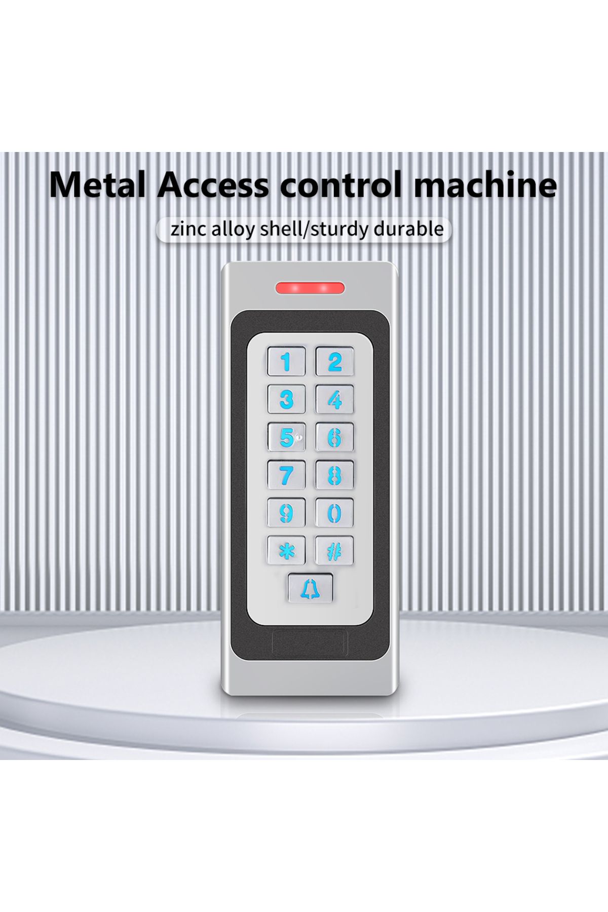 Choice-DC10-24V Access Control Keypad RFID Digicode Reader Metal Case and Keyboard IP67 Waterproof 3000U... 6