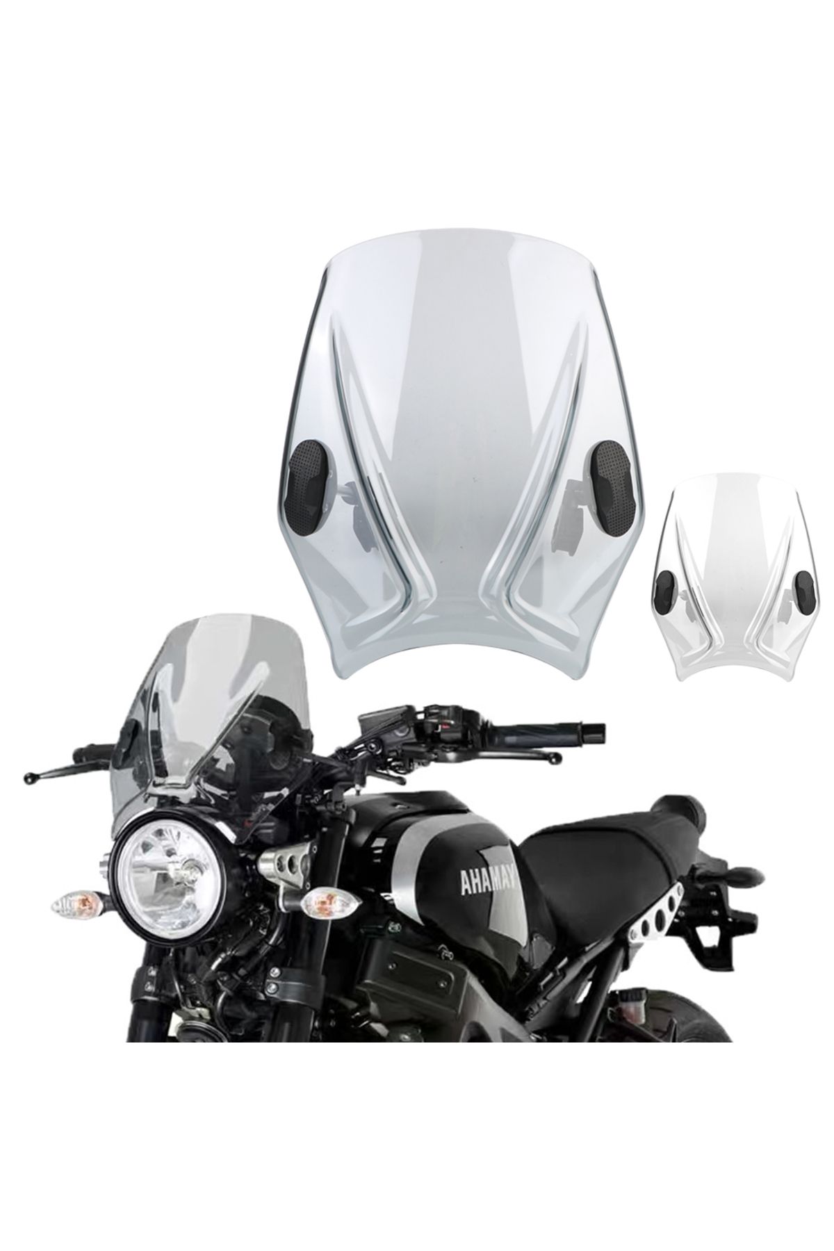 Choice-Universal Windshield Spoiler For XSR700 XSR900 For HONDA CB650R Kawasaki Dukadi For Street Bike M... 2