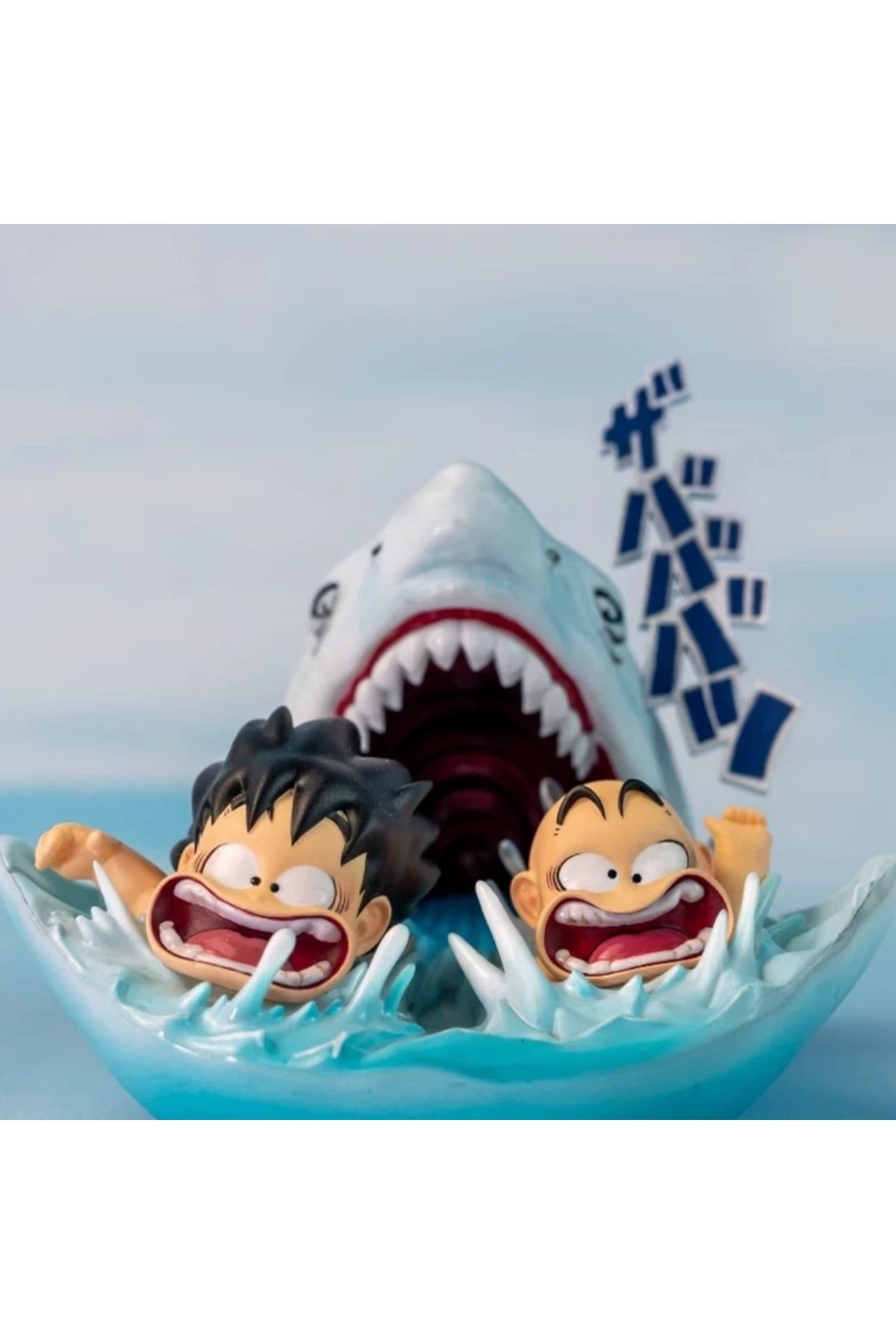 Choice-6.5cm/2.6 Anime Dragon Ball Figure Goku Krillin Shark Attack Water Escape Scene Action Figure Sta... 3