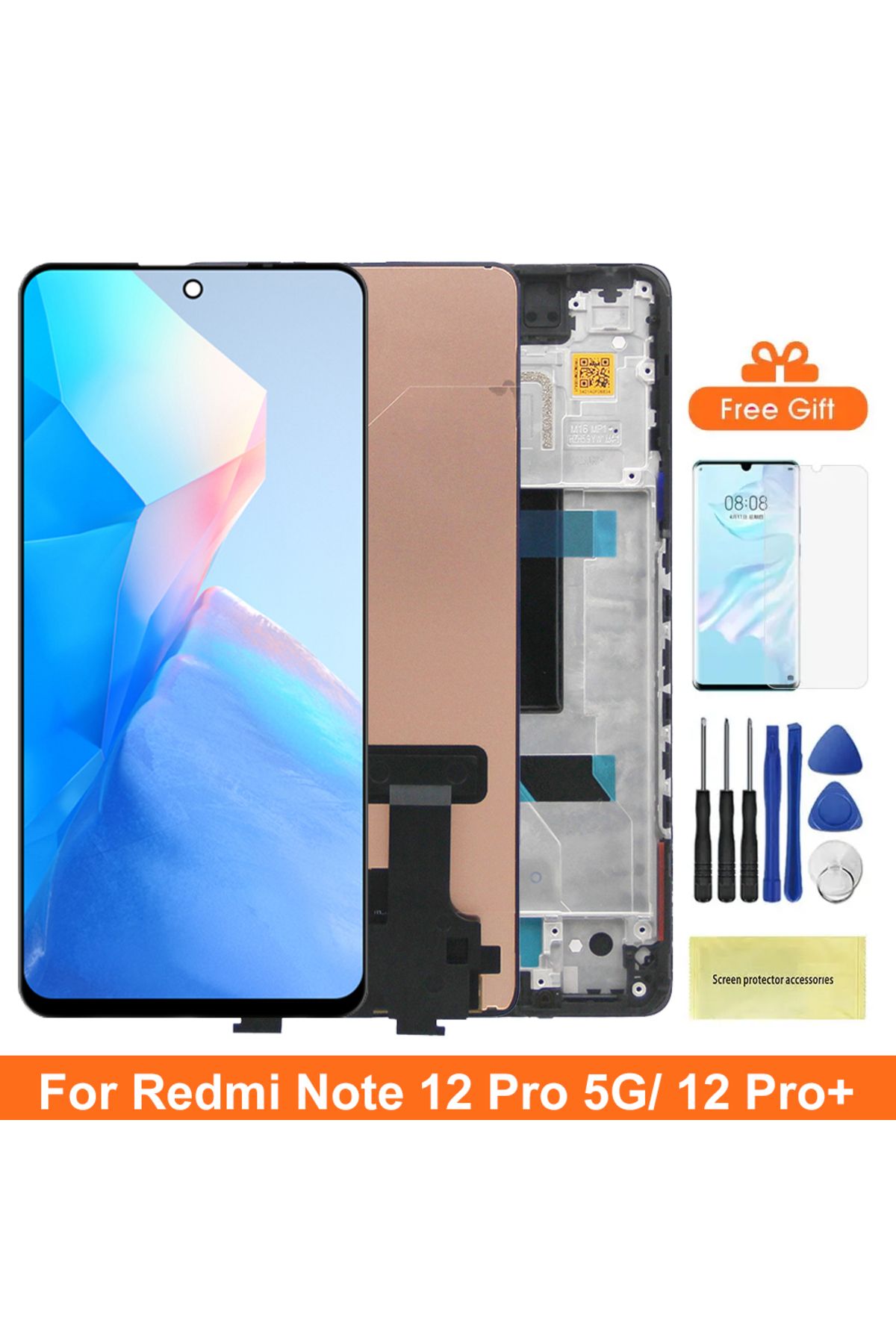 Choice-Screen for Xiaomi Redmi Note 12 Pro+ / 12 Pro Plus Lcd Display Touch Screen Digitizer with Frame ... 8