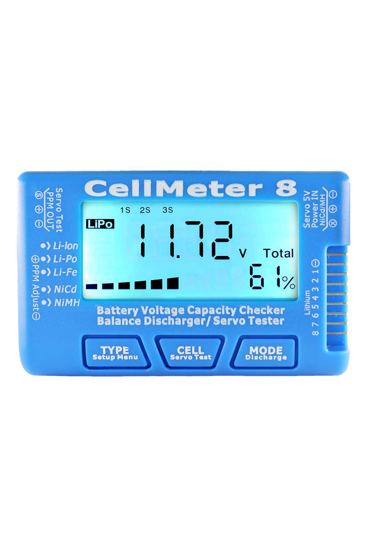 Choice-RC CellMeter-7 Digital Battery Capacity Checker LiPo LiFe Li-ion Nicd NiMH Battery Voltage Tester... 2