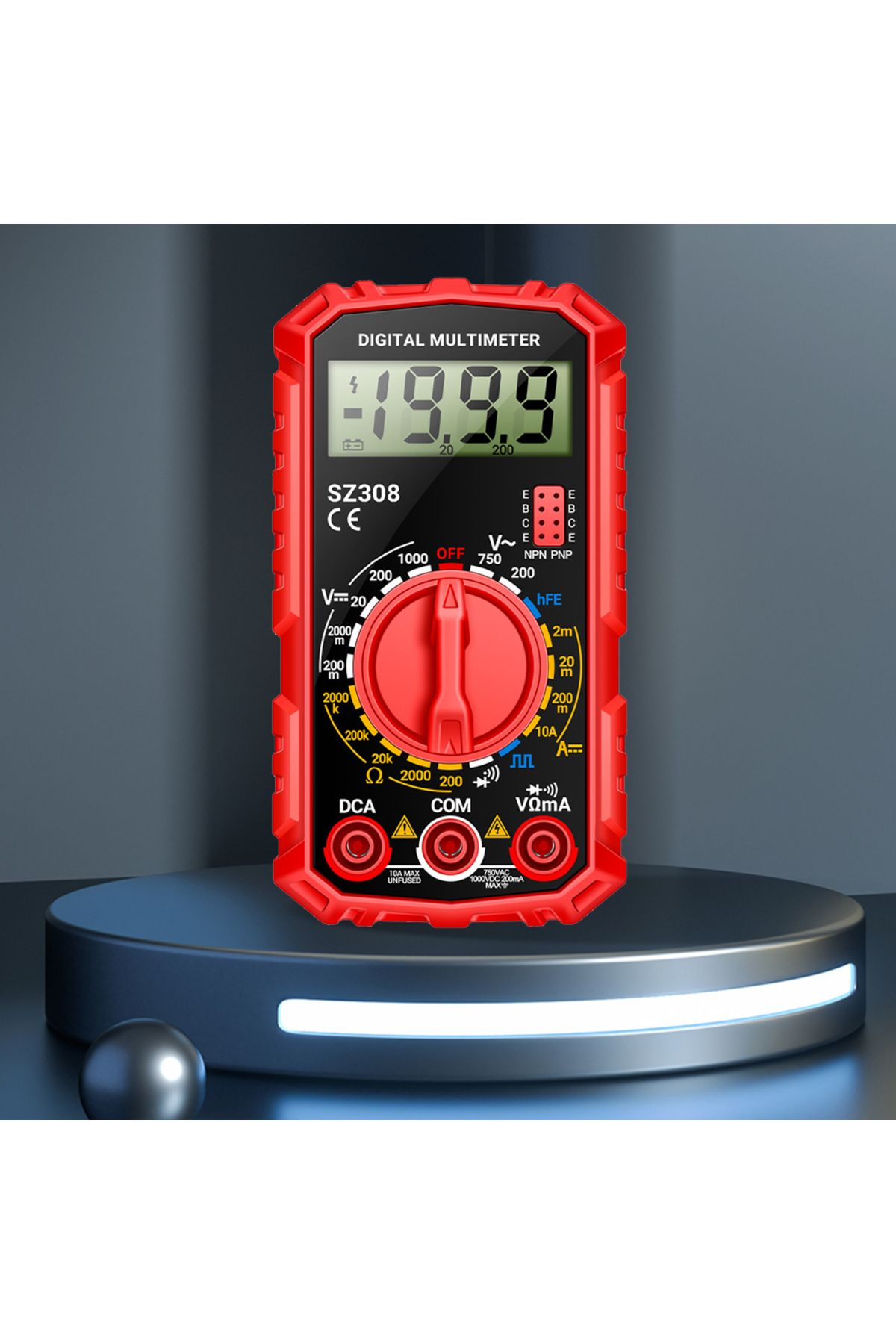 Choice-Digital Multimeter Voltage Resistance Meter High-Precision Square Wave Tester HFE Triode Buzzer M... 3