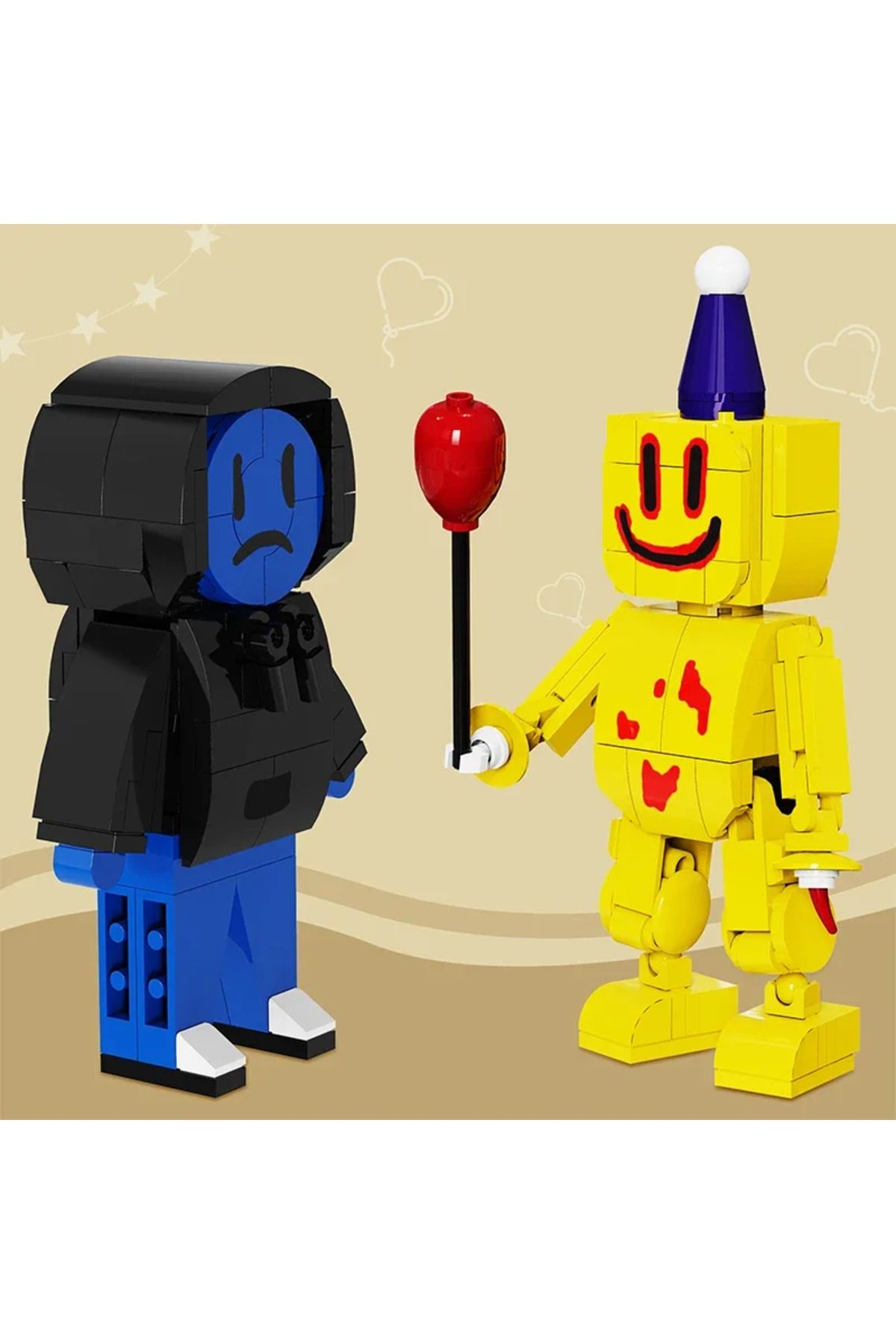 BuildMoc-2 in 1 The Backrooms Partygoers Building Blocks Set Partypoopers Entity 68 Explorer Bricks Game T... 6