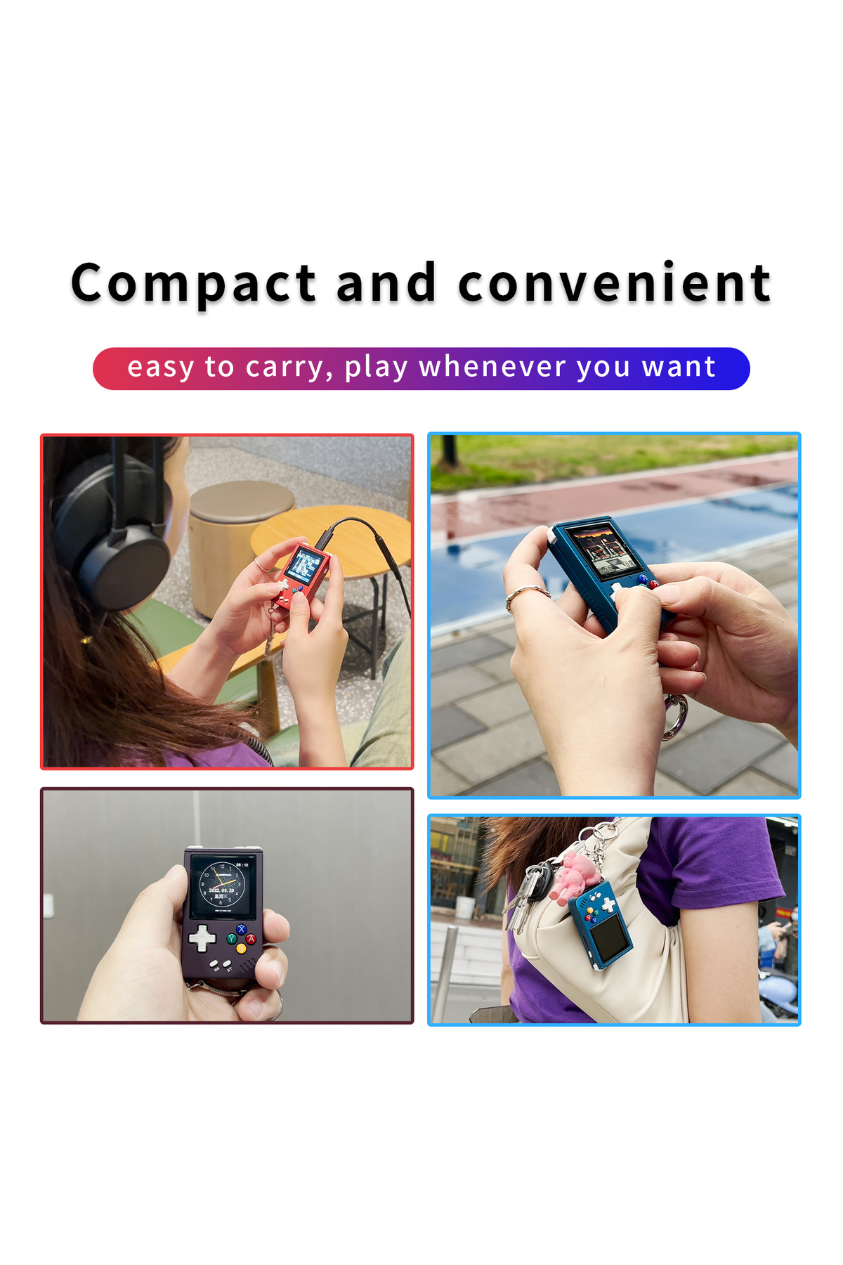 Choice-ANBERNIC RG Nano Retro Handheld Game Console RGNano Portable Mini Aluminum Alloy 1.54” IPS Screen... 3