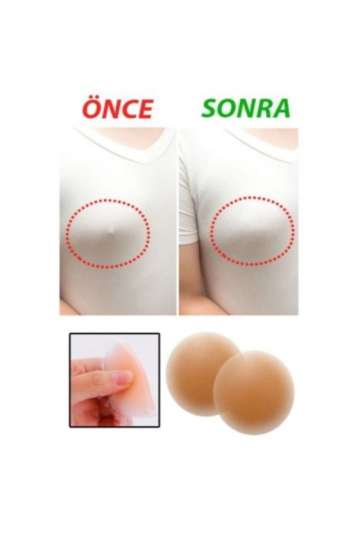 Tonfty Göğüs Ucu Silikonu Nipple Silicone