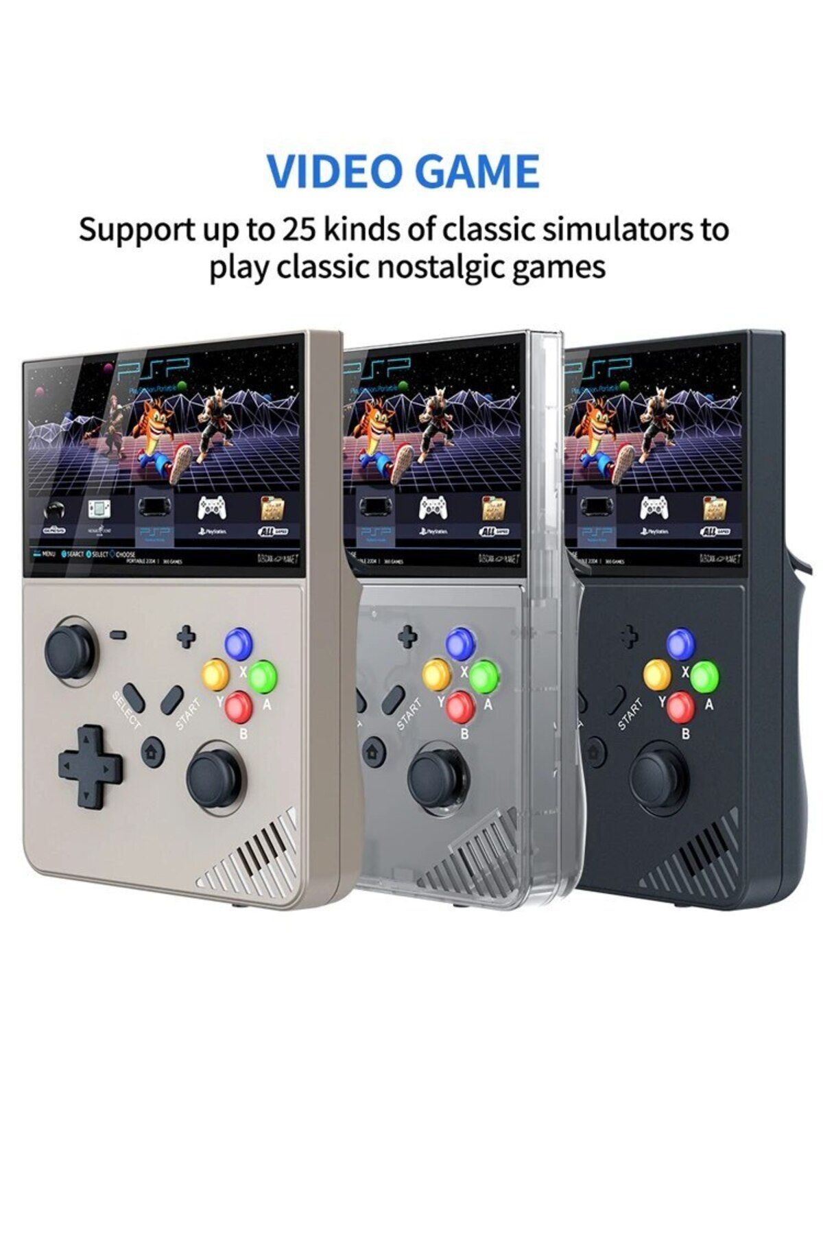BOYHOM-R43Pro 4.3 Inches HD Screen LINUX Cortex-A17 Retro Handheld Video Game Console Open Source Linux ... 7