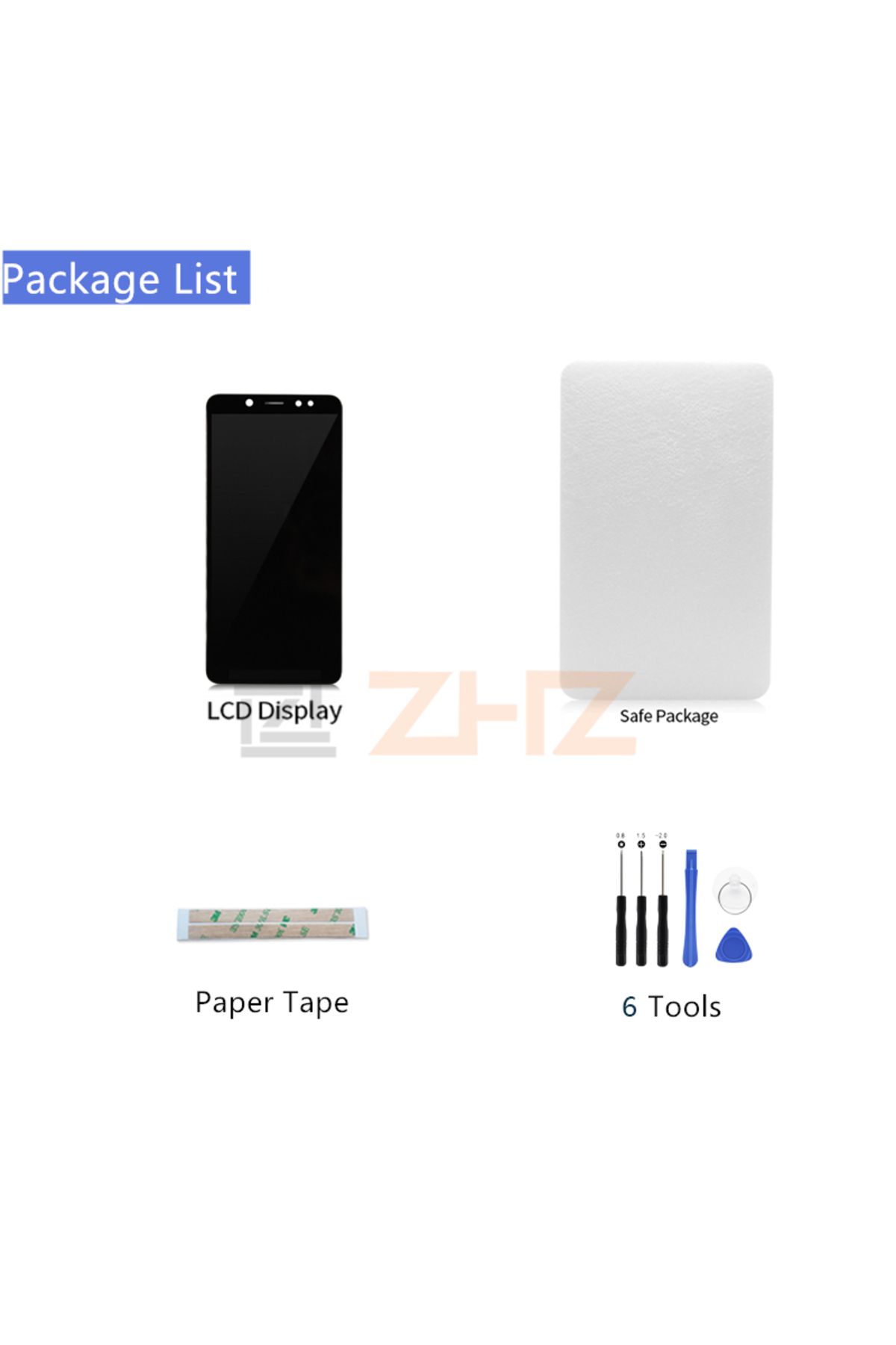Choice-For LG Q6 LCD Display Touch Screen Digitizer Assembly M700N Display With Frame M703 LGM-X600K Rep... 6