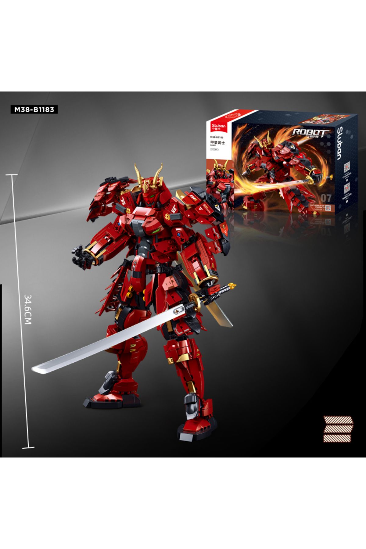 Choice-923pcs 9 mecha division Kafei samurai, building blocks DIY, modeling building blocks, puzzle buil... 6