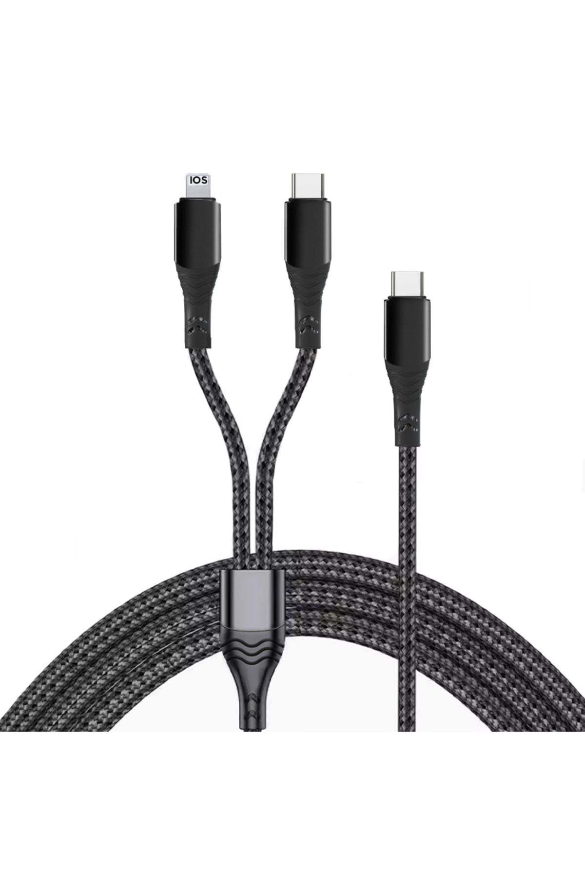 Choice-Eaget 2 in 1 USB C Cable For iPhone 15 100W PD Type C to C to Lightning QC 4.0 Fast Charging Cabl... 8