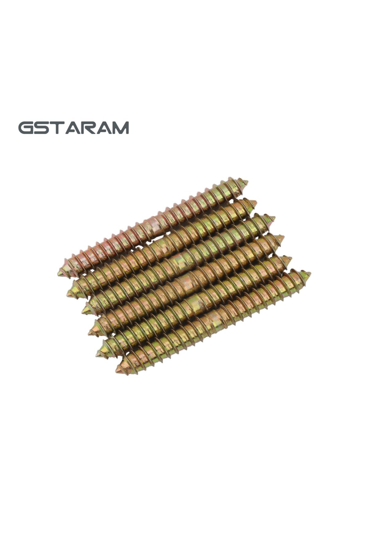 GSTARAM-10 قطع مسامير تعليق ذات رأسين ذاتية اللولبة من الخشب إلى المسامير المعدنية ذات الطرفين المزدوجين للأثاث... 4