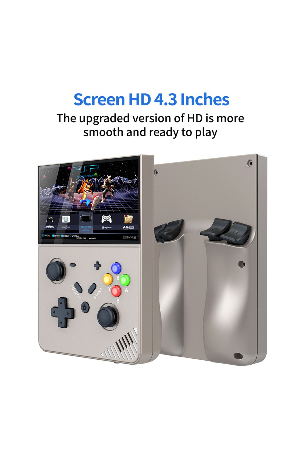 BOYHOM-R43Pro 4.3 Inches HD Screen LINUX Cortex-A17 Retro Handheld Video Game Console Open Source Linux ... 6
