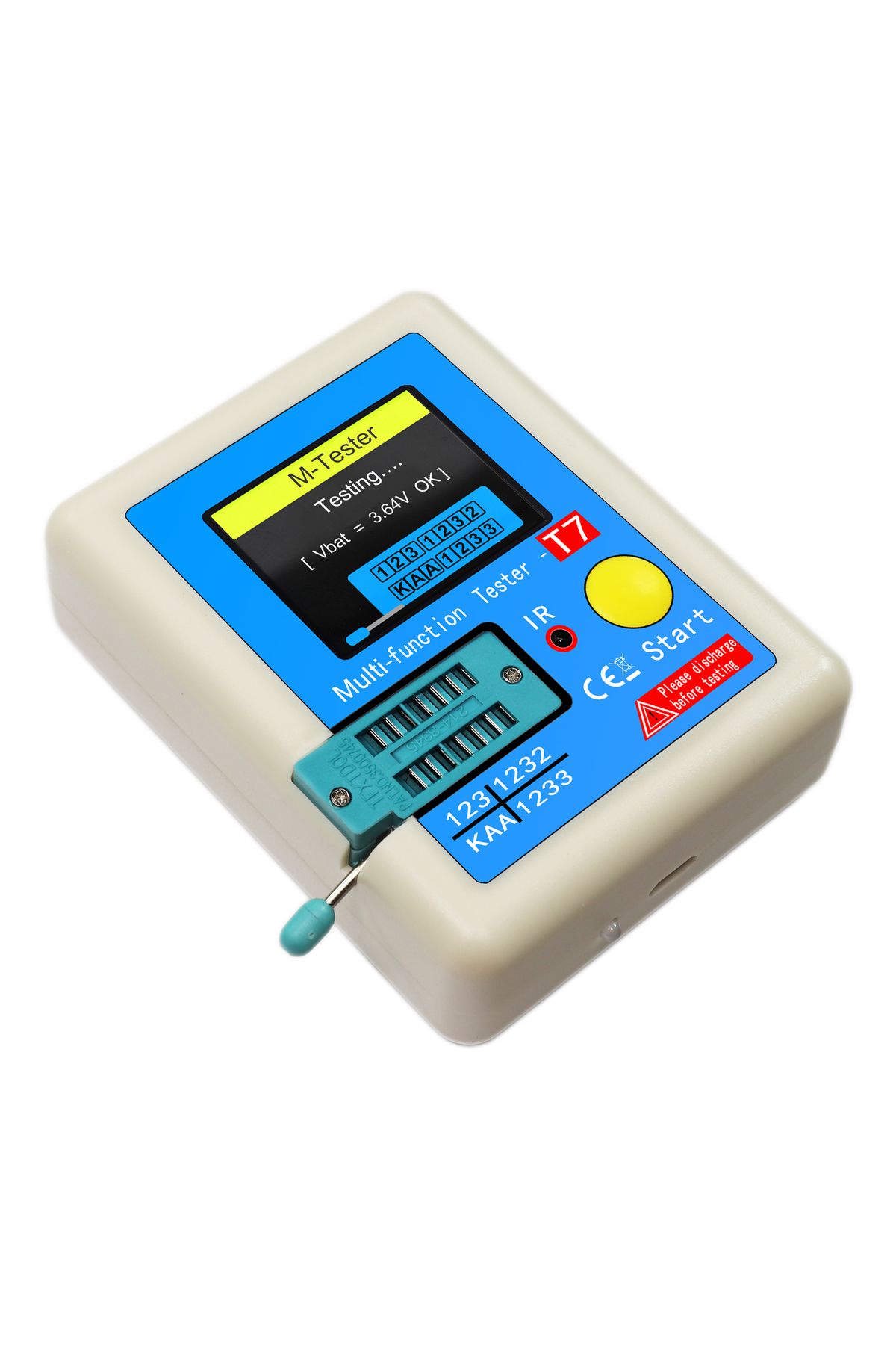 Choice-LCR-T7 New Transistor Tester TFT Diode Triode Capacitance Meter LCR ESR Meter NPN PNP MOSFET IR M... 5