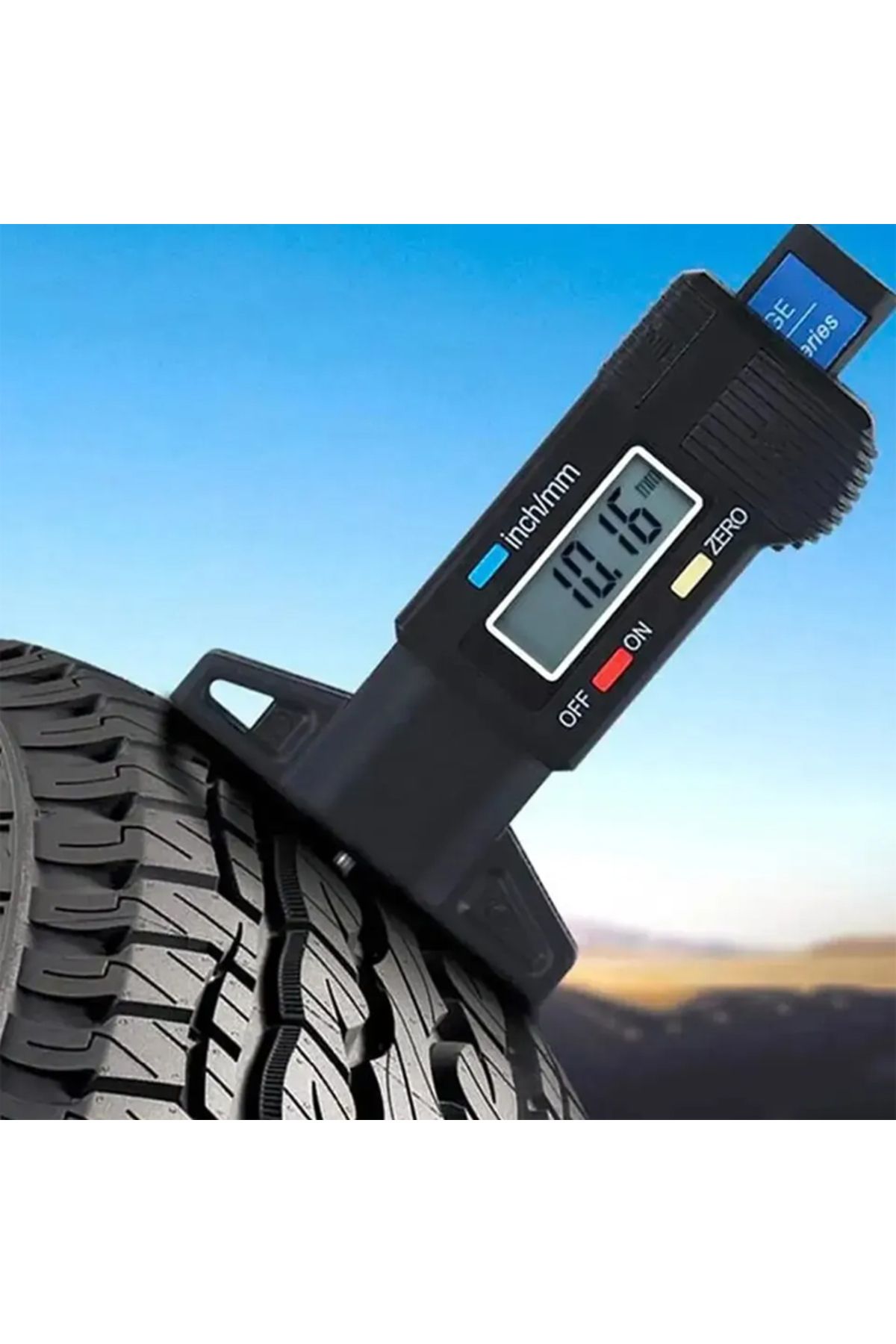 Choice-Digital Depth Gauge Caliper Tread Depth Gauge LCD Tire Tread Gauge For Car Tire 0-25mm Measurer T... 7