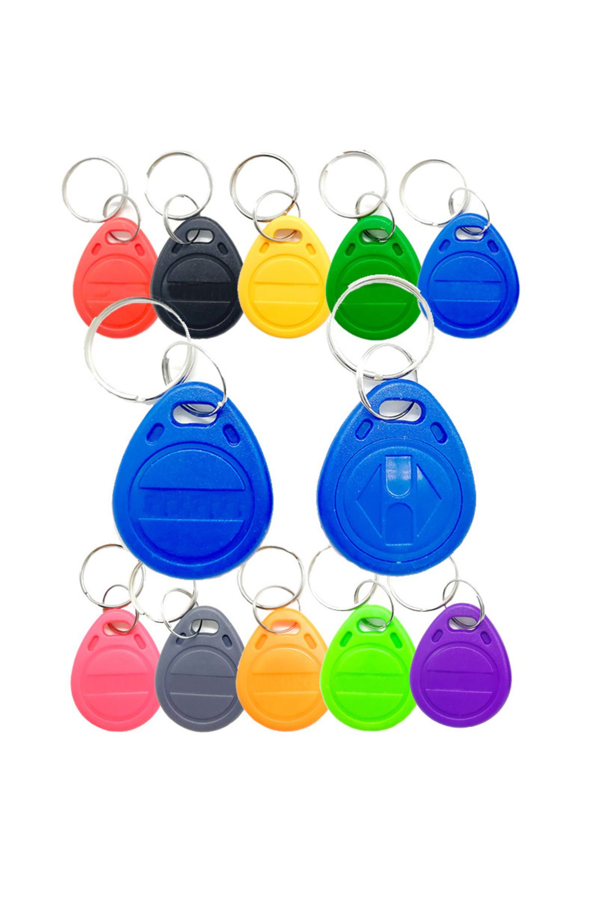Choice-Mixed Colours 50pcs T5577 Rewritable 125khz Rfid Key Fob Em4305 Copy Writable Rewrite Duplicate Rfid 6