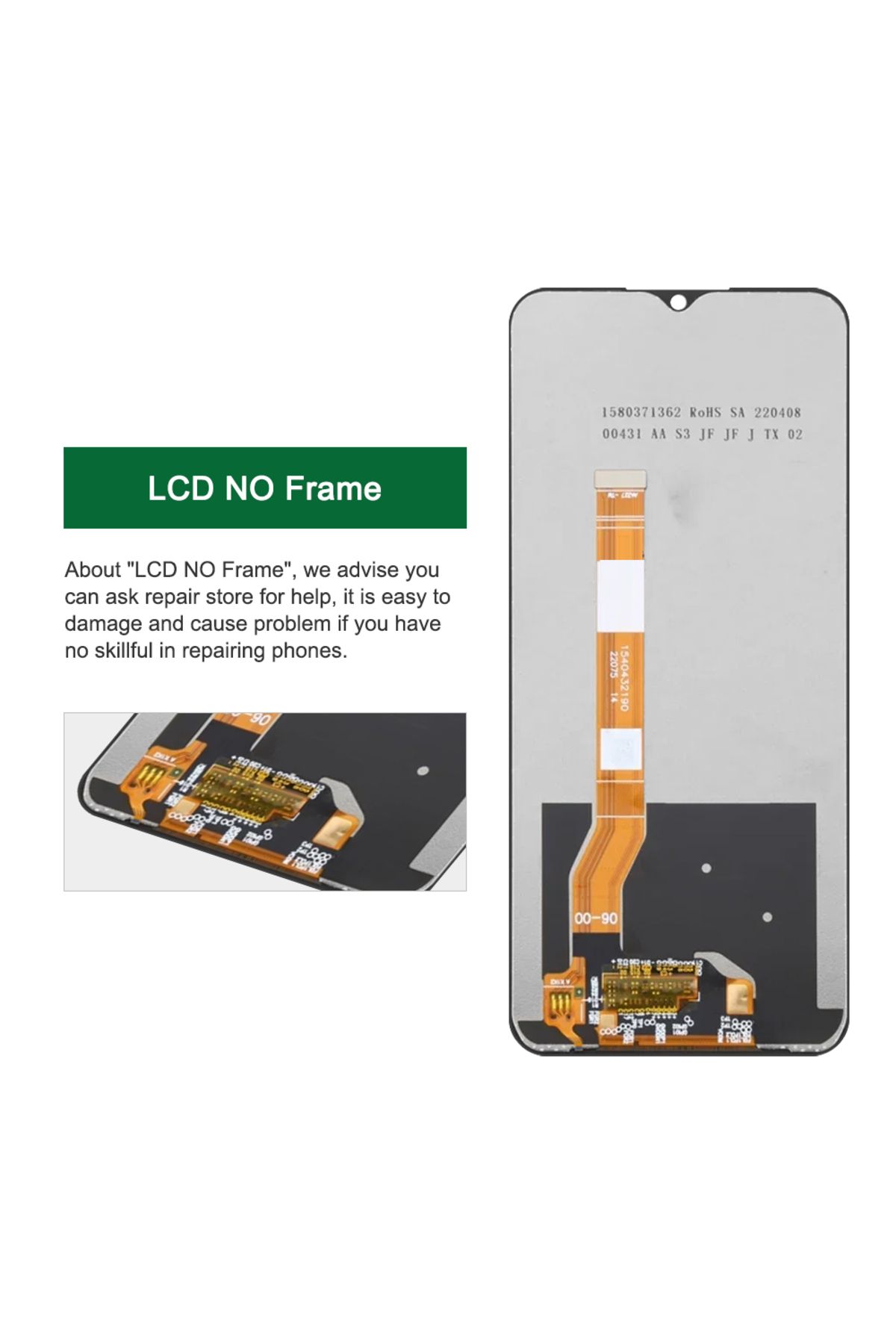 Choice-6.56" Display Screen for Oppo A38 Lcd Display Digital Touch Screen with Frame for Oppo A38 CPH257... 4