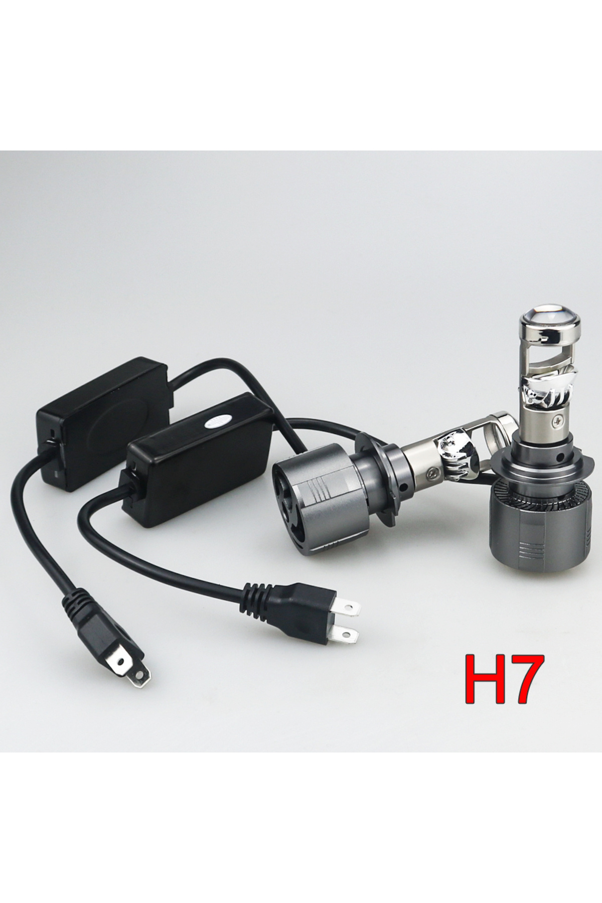QIDEWIN-A80 H7 LED Projector H11 H4 Headlight Projector Lens with Fan Cooling 90W Automobile Hi Lo Beam B... 1