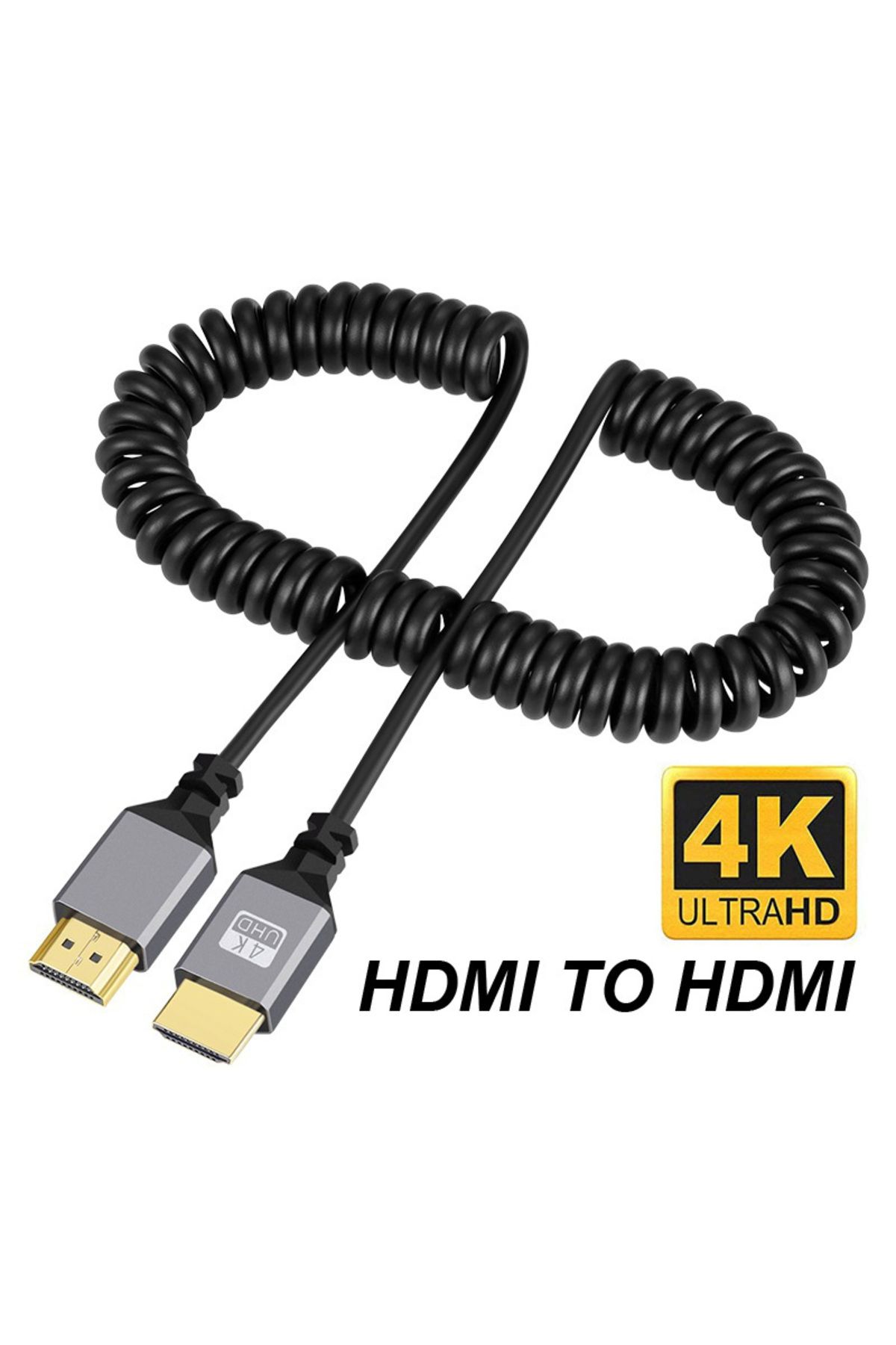 Choice-4K@60HZ 0.5-2.4M Micro mini HDMI-Compatible v2.0 TO HDMI Minihdmi Microhdmi Coiled Extension Flex... 5