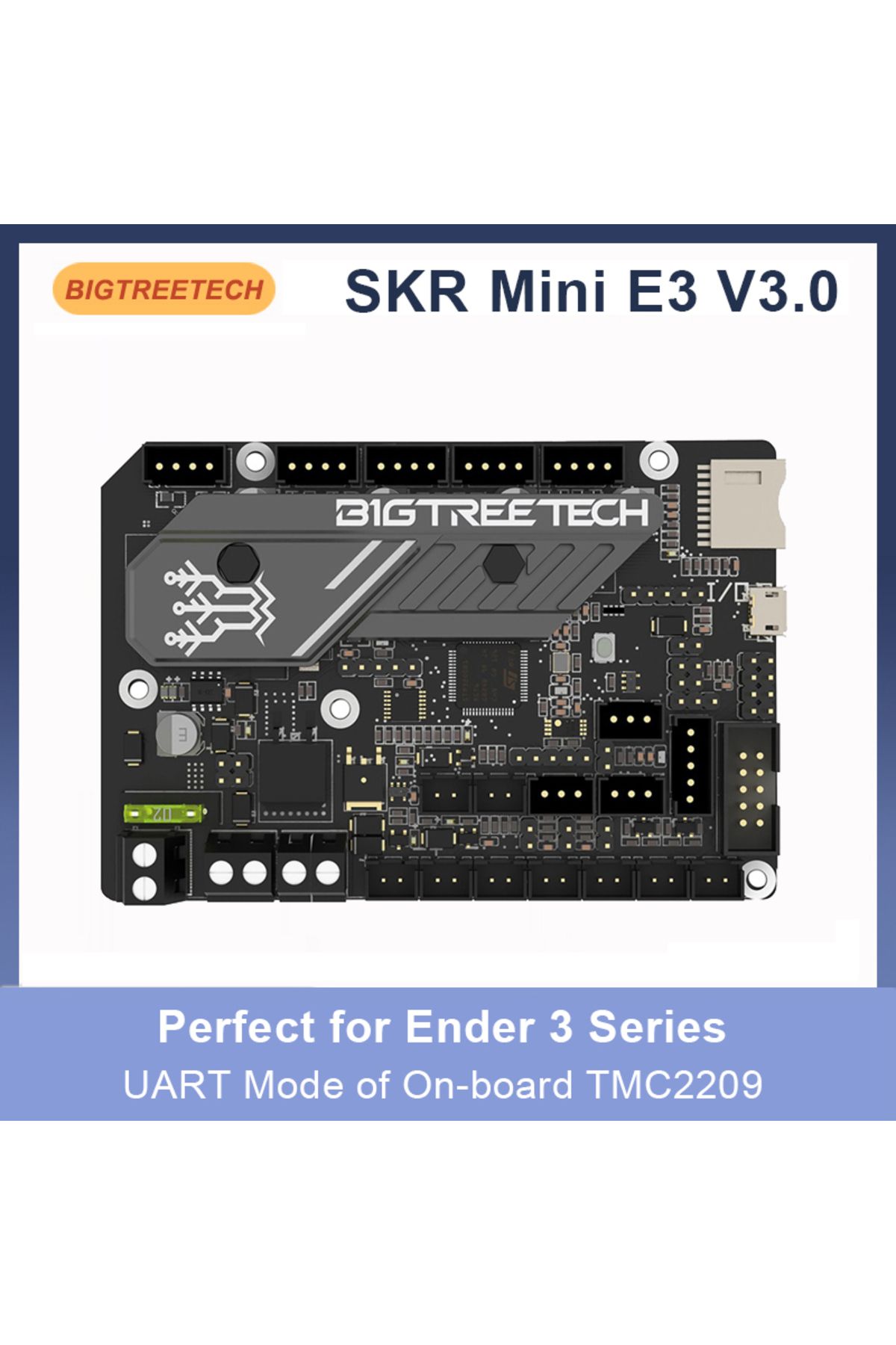 Choice-BIGTREETECH BTT SKR Mini E3 V3.0 Motherboard With TMC2209 UART VS SKR 2 3D Printer Mainboard for ... 2