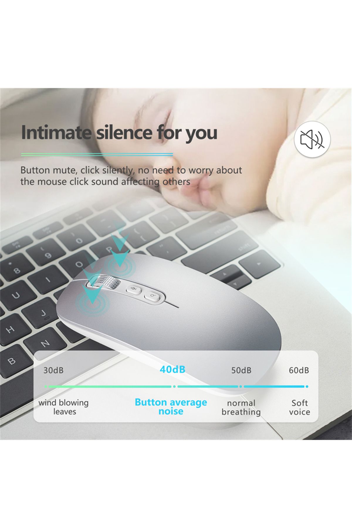 Choice-AI Smart Voice Mouse Speech to Text Mouse Rechargeable 2.4G Wireless Bluetooth Mouse for Windows ... 4