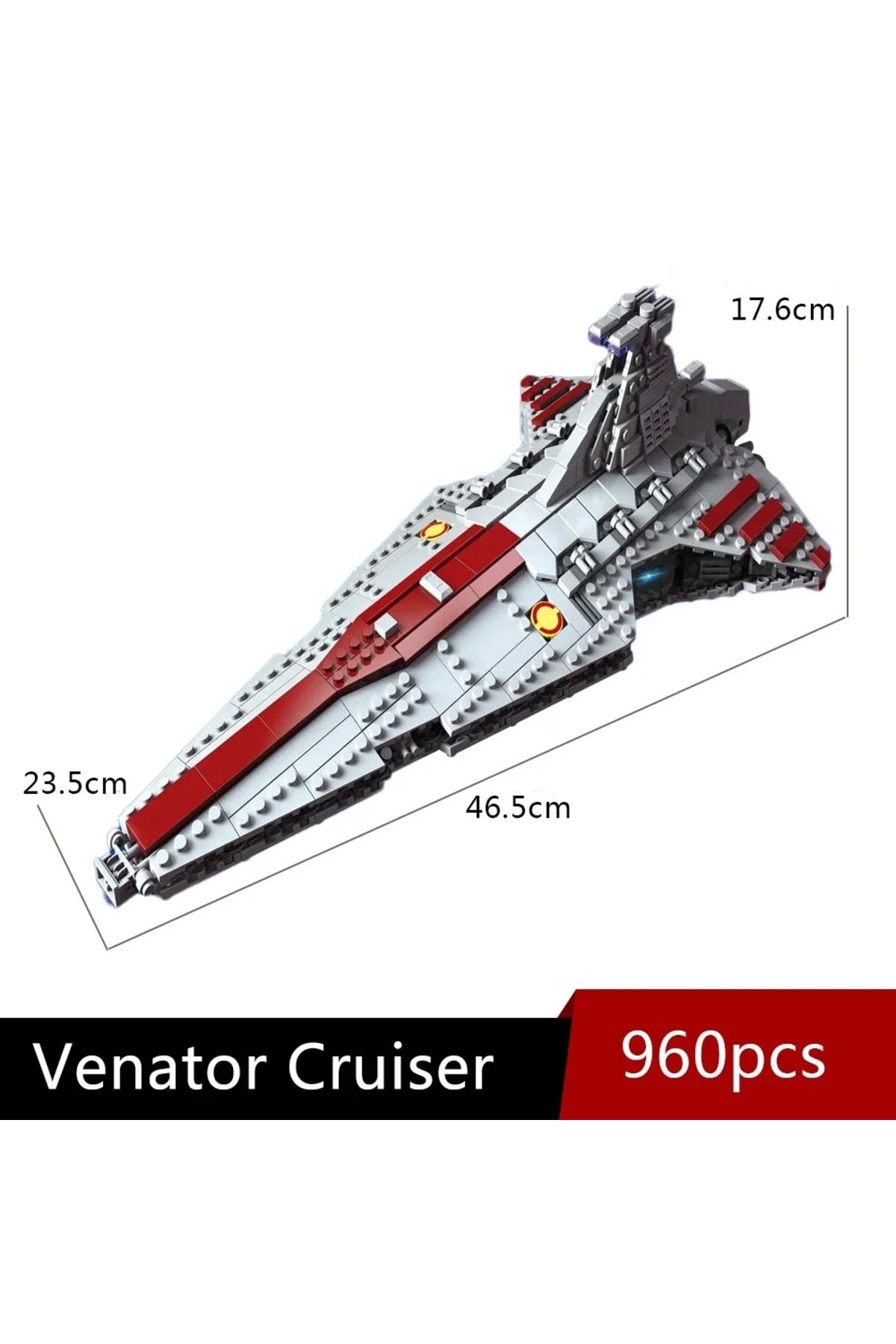 Choice-High-tech Moc Venator Attack Cruiser Fighter Destroyer Brick Technical Model Building Star Blocks... 5