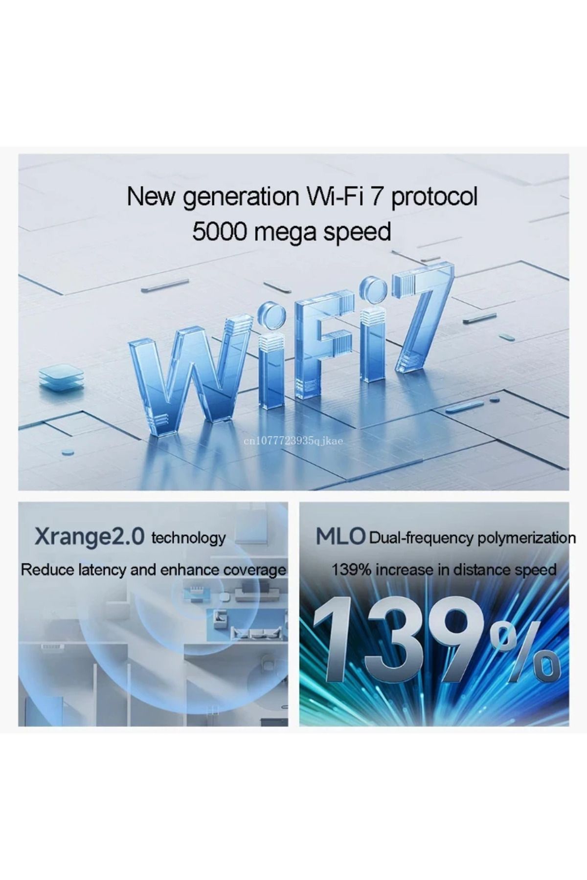 Xiaomi-Xiaomi Router BE5000 WiFi 7 2.5G 5011Mbps  Network Port 512MB Memory 2.4/5GHz Dual Broadband Acce... 3