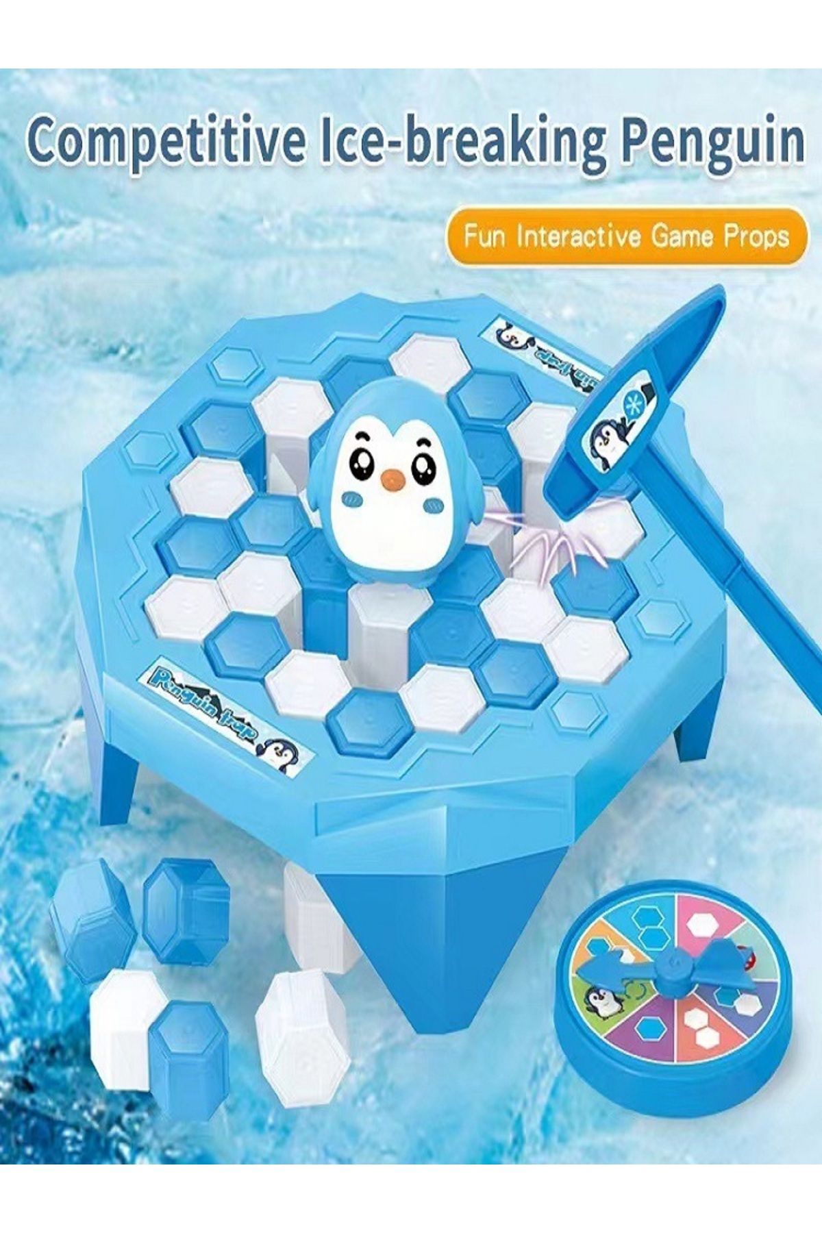 Choice-Mini Penguin ice-breaking board game two-player competition parent-child interactive thinking log... 7