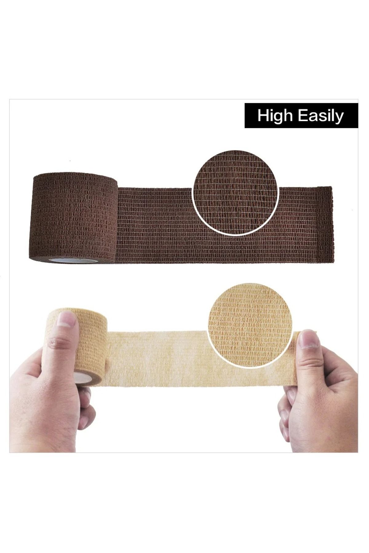 Choice-Gauze medical bandage self-adhesive breathable elastic sports bandage fixed finger wrist leg 4