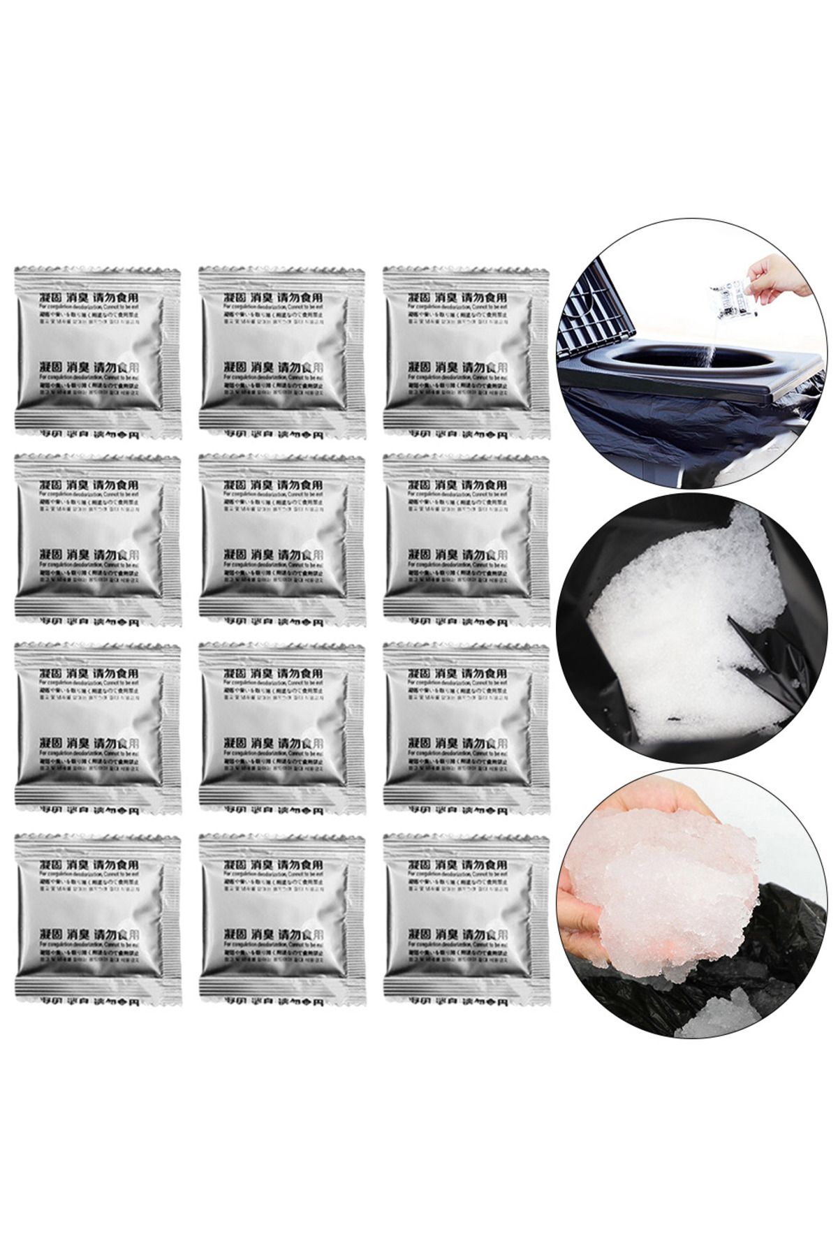 Choice-12Pcs Poo Powder Poo Gel Camping Toilet Chemicals Emergency Toilet Waste Treatment for Camping To... 5