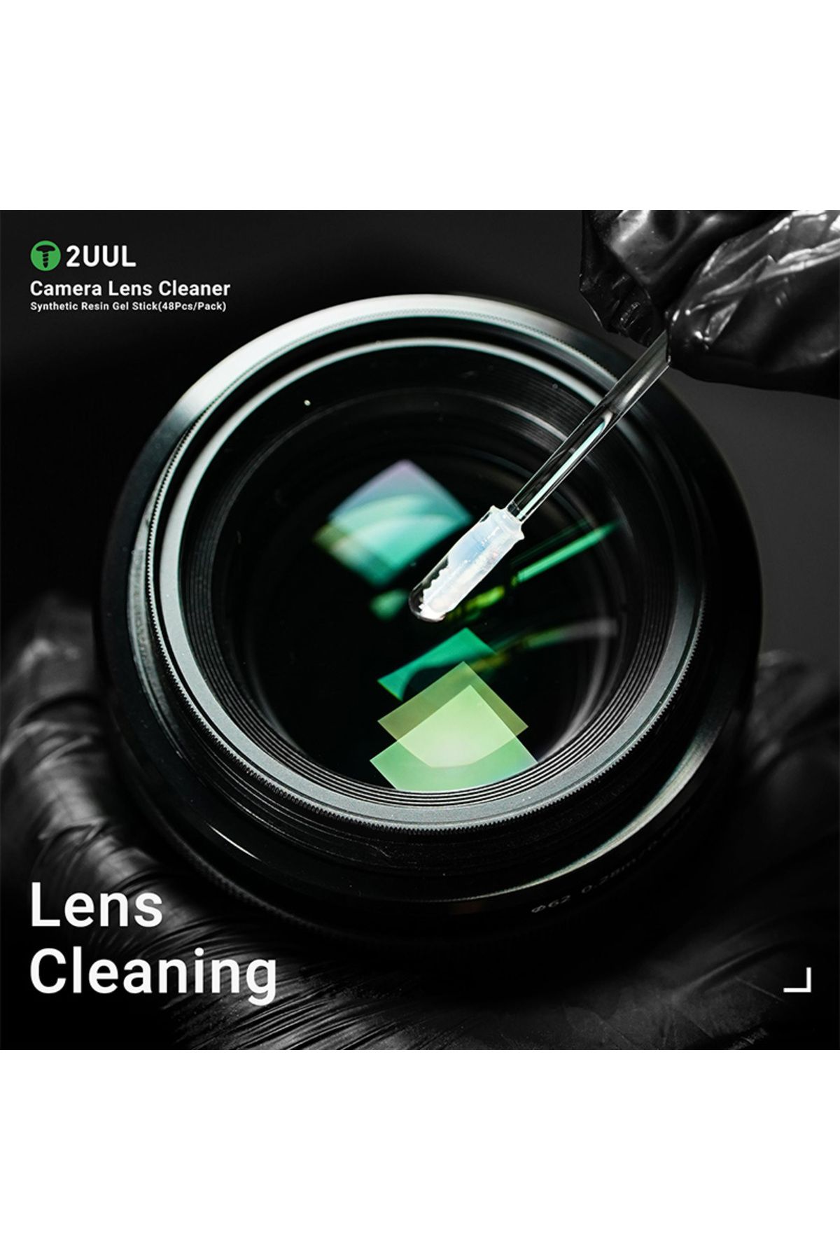 Choice-2UUL CL21 48PCS/Pack Camera Lens Cleaner Synthetic Resin Gel Stick Type Dust Removal Camera Lens ... 7