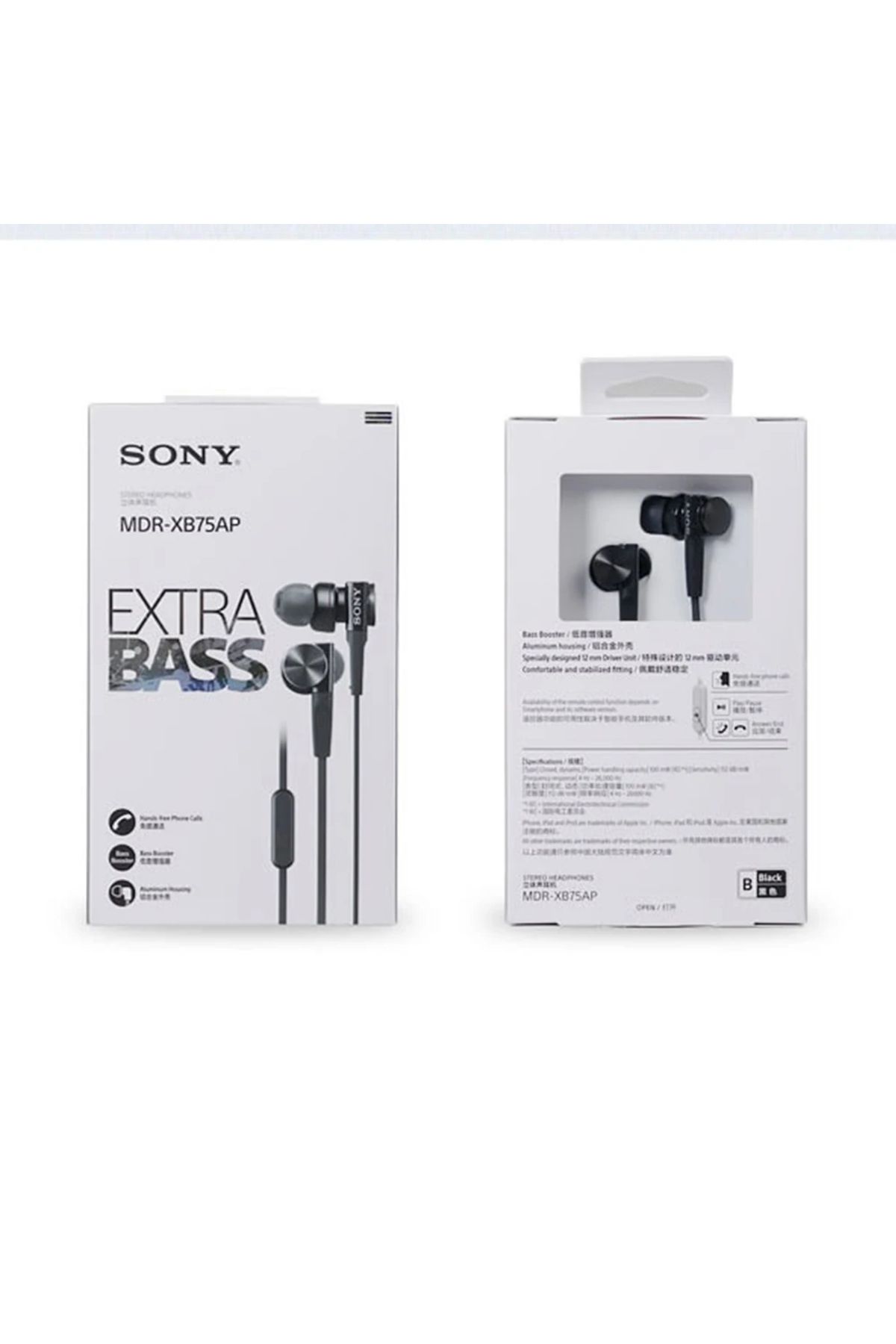 Sony-Original SONY MDR-XB75AP In-Ear Extra Deep Bass Headphones 3.5mm Wired Stereo Earphones Sport Ear... 7