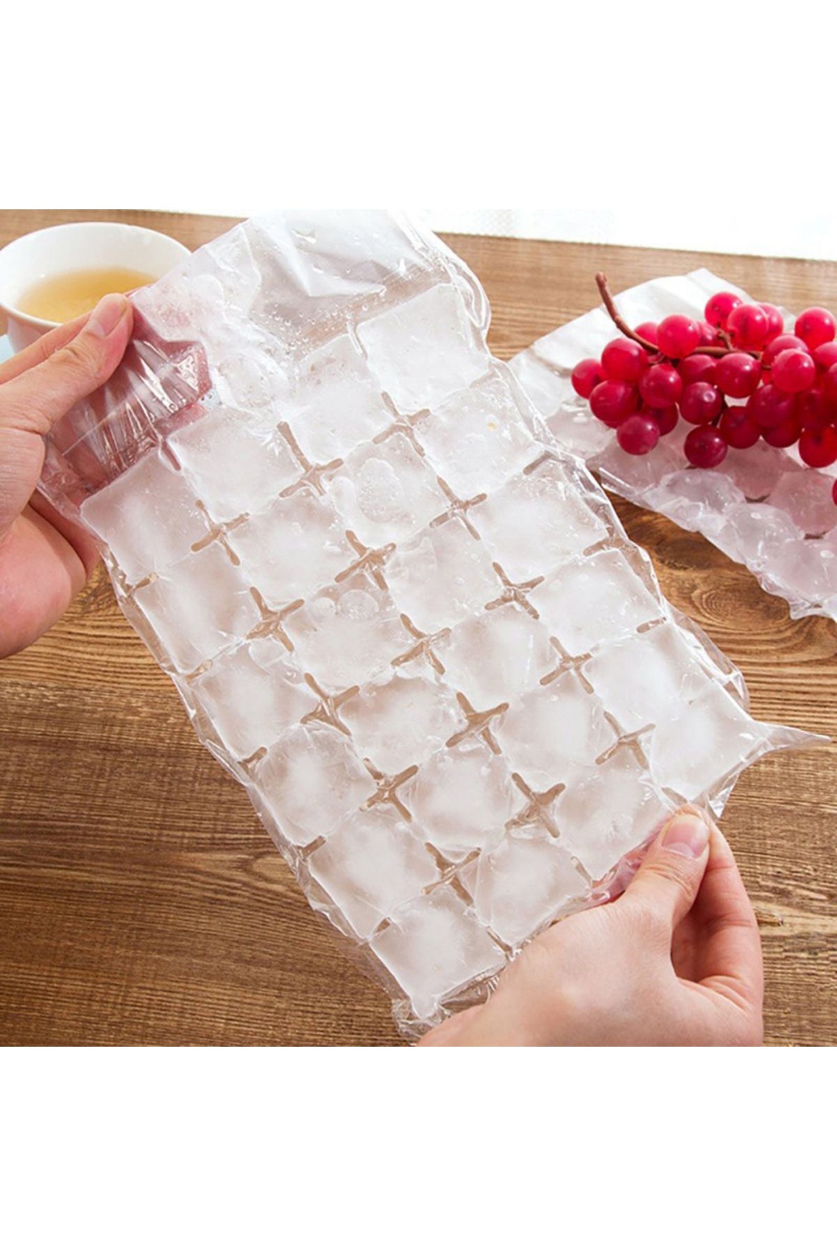 VAKIND-10-100PCS Disposable Ice-Making Bag Freezing Maker Ice Cube Bag Self-Seal DIY Drinking Ice Cube T... 4