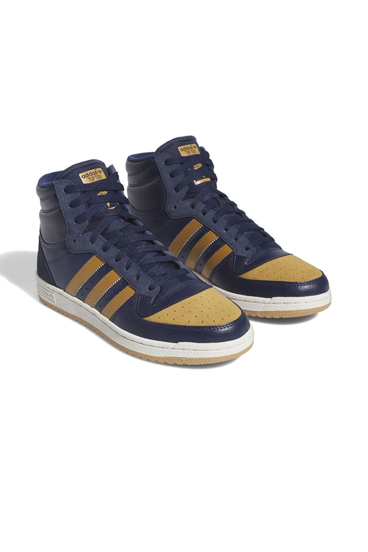 adidas-Basketball Shoes - Blue - Flat 3