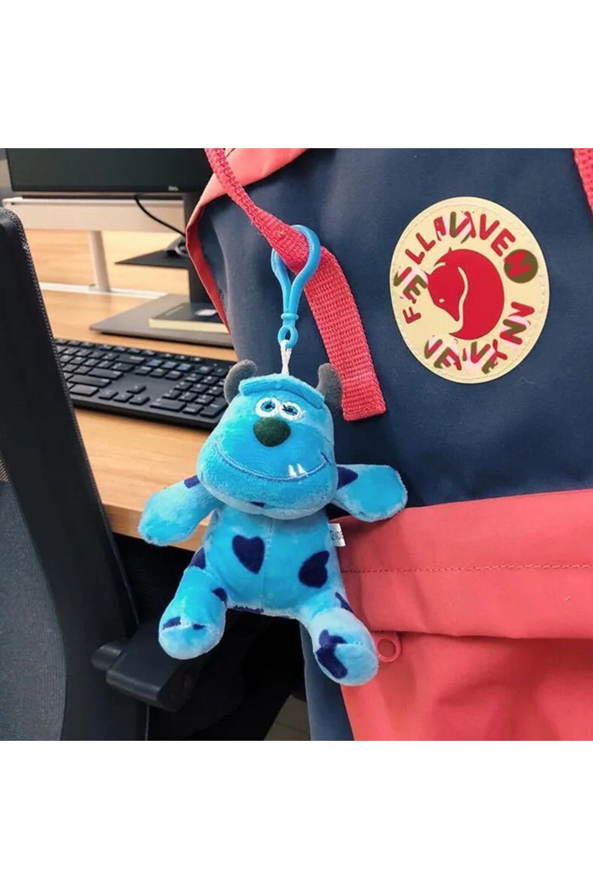 Choice-Disney Monsters University Plush Keychain Toy Strawberry Bear James Sullivan Mike Wazowski Soft S... 5