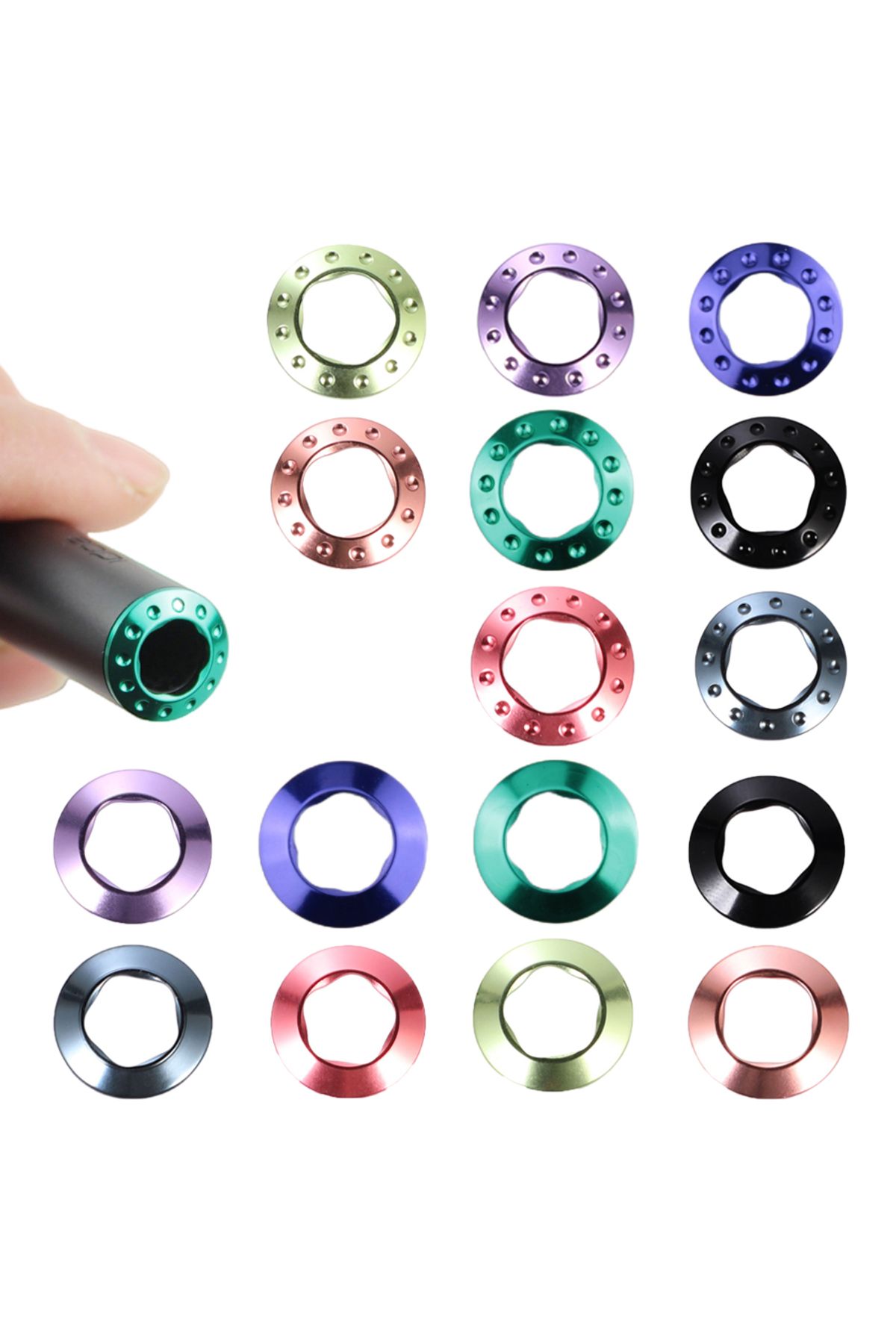 JINXINGCHENG-16 Colors Portable Ring for IQOS ILUMA Holder Replacement Cover for IQOS ILUMA Prime Accessories 2