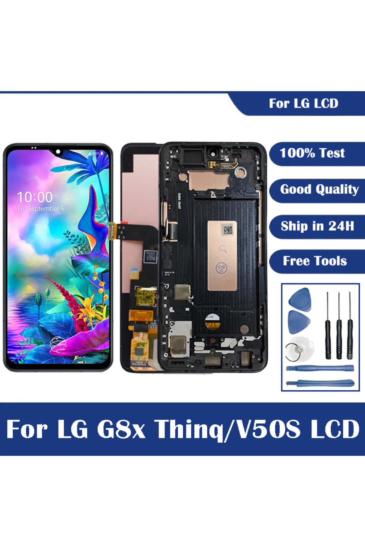 Choice-Super AMOLED For LG G8S ThinQ LM-G810 LMG810 LMG810EAW LCD Display Touch Screen Assembly For LG G... 2
