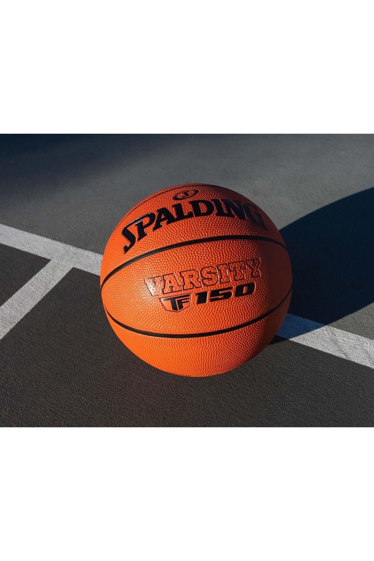 SPALDING-سلسلة TF 150 Varsity الخاصة - كرة سلة برتقالية مع شعار Fıba 2