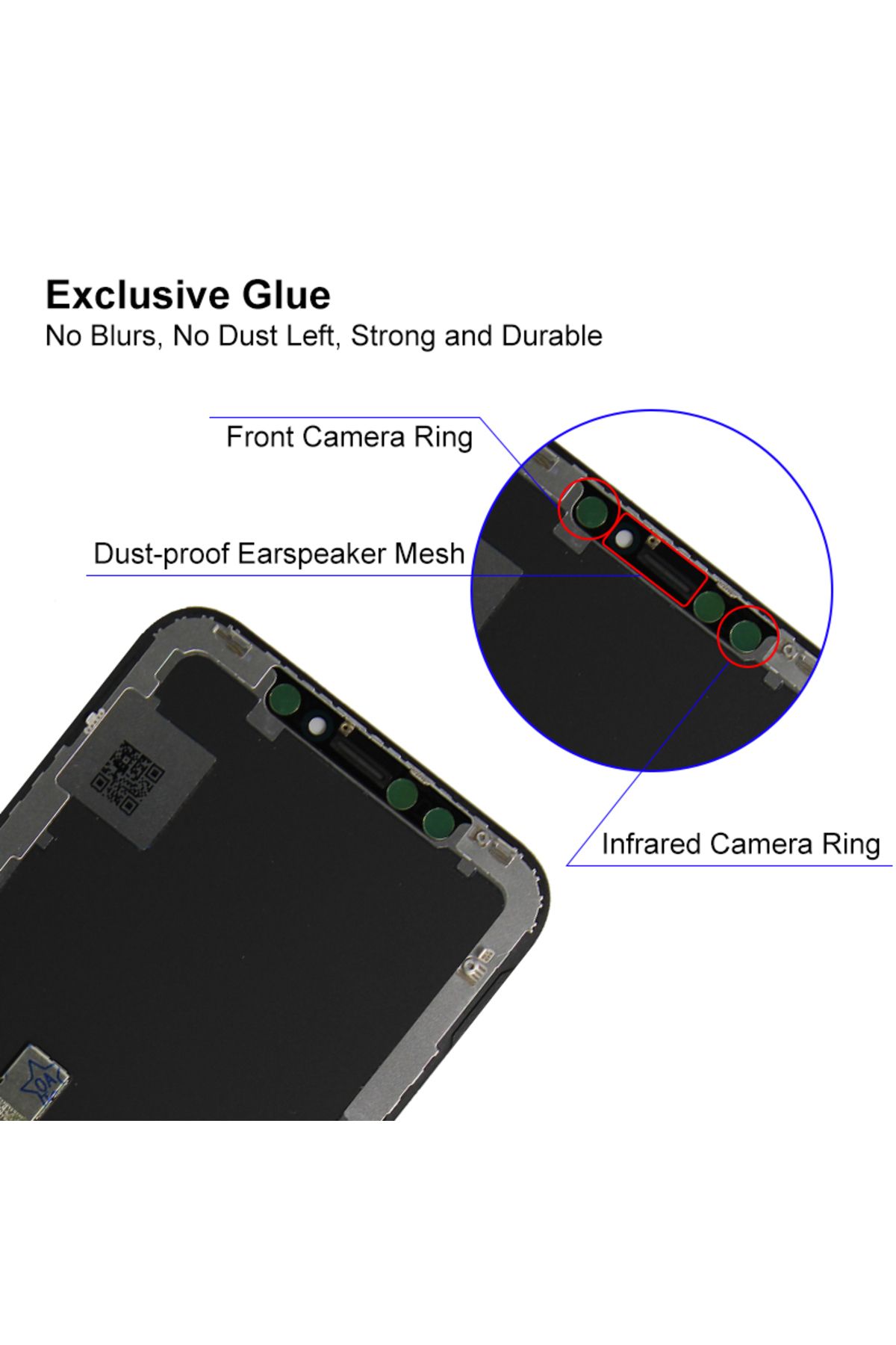MSMADE-GX AMOLED For iPhone X XS Max LCD Display True Tone With 3D Touch Screen For iPhone 11 12 Pro Max... 3
